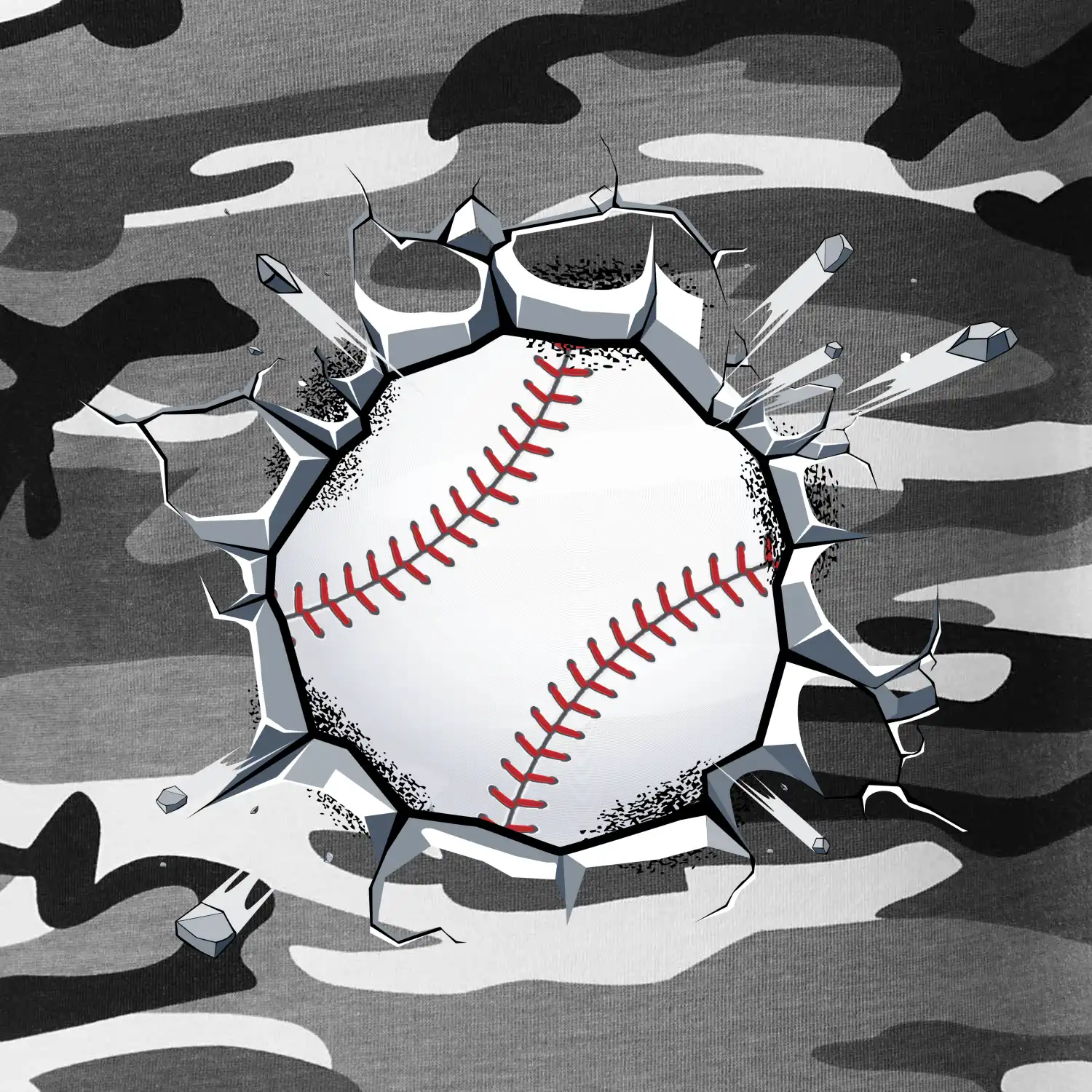 Baseball míč v triku