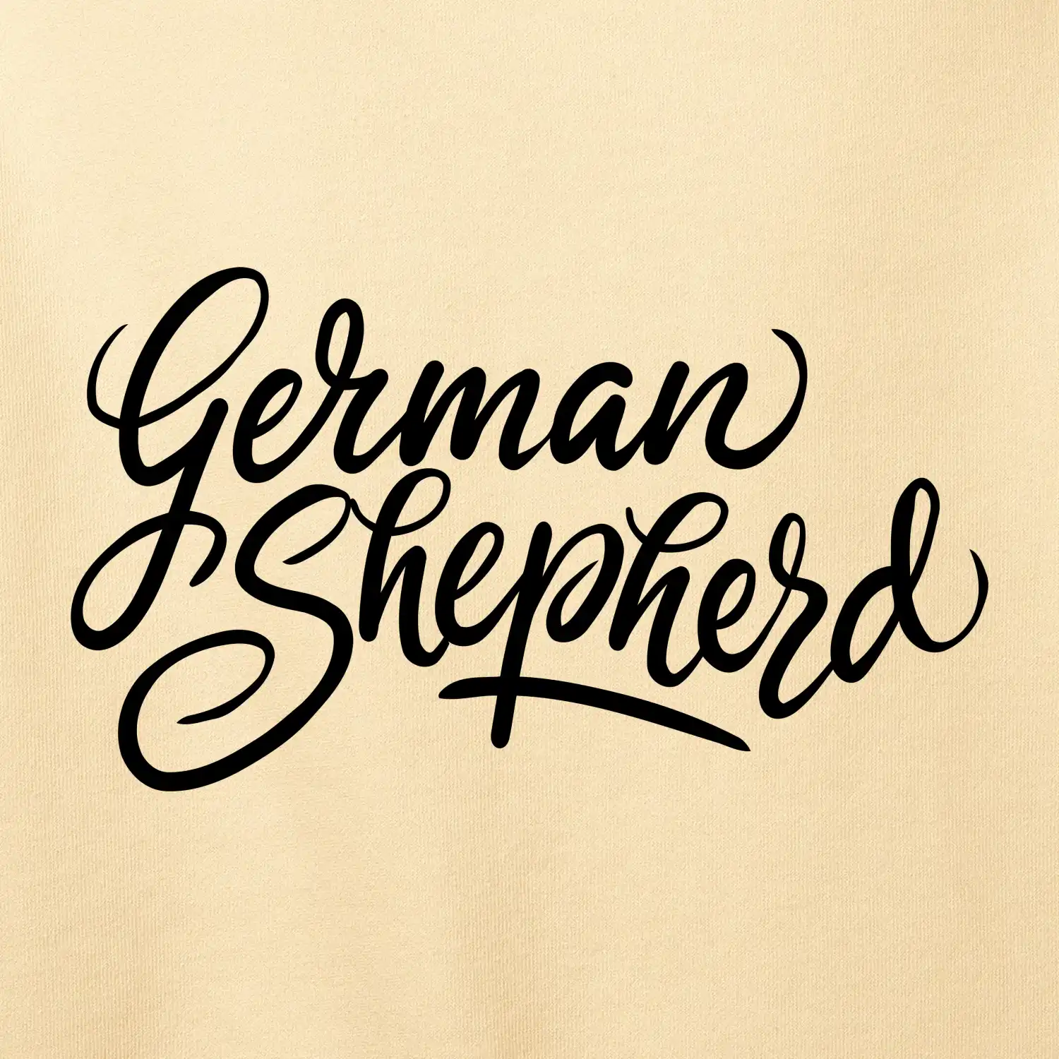 German shepherd - nápis okrasny - nápis okrasný