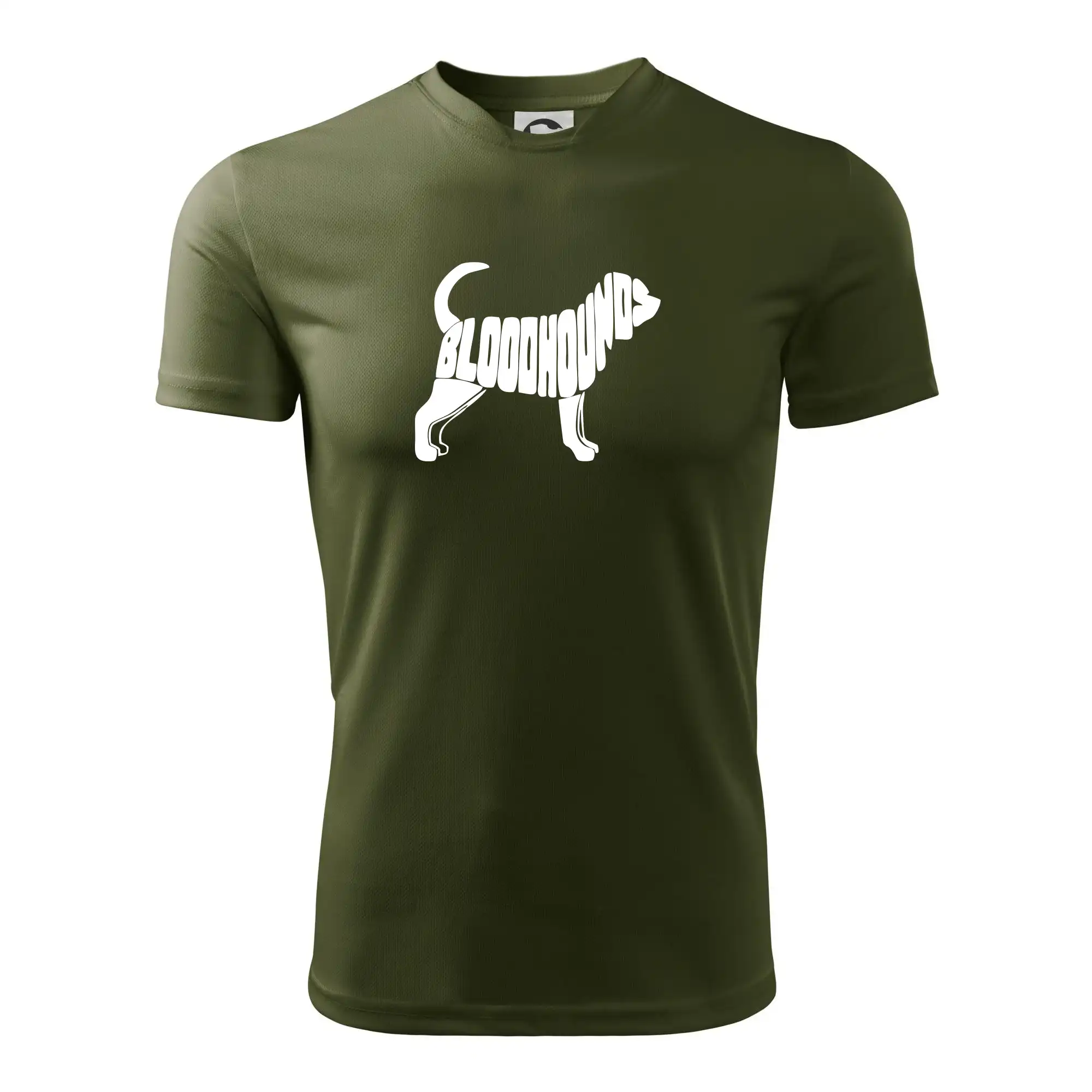 Bloodhound nápis v těle