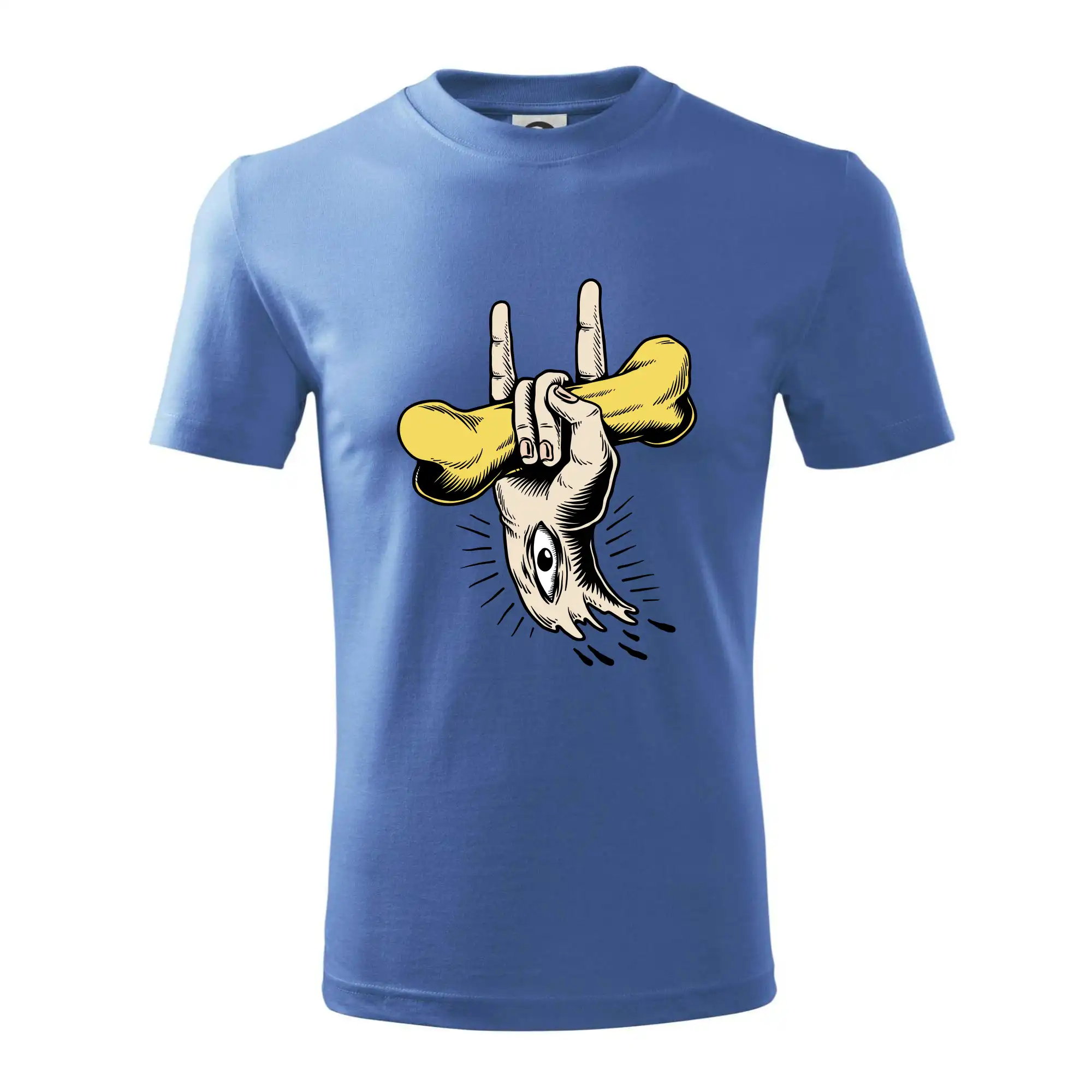 Rocková ruka kost a oko