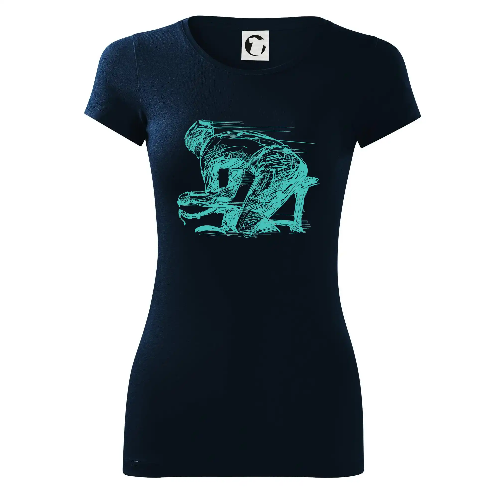 Silniční cyklista zadek