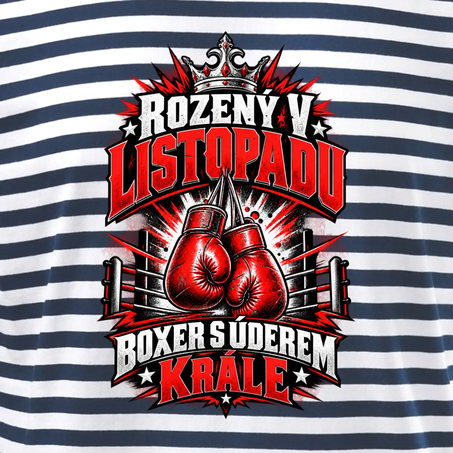 Listopadový boxer s úderem krále