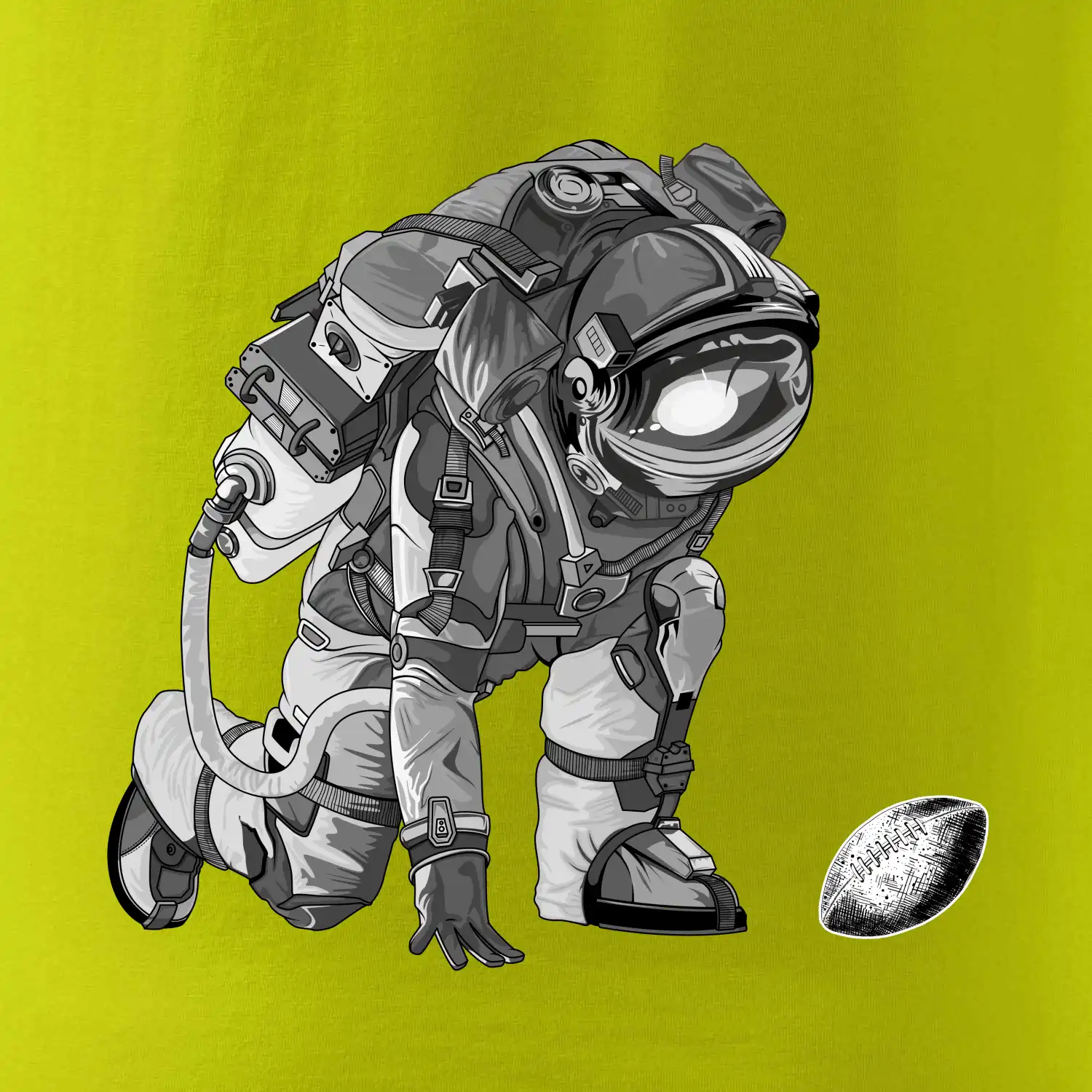 Americký fotbal astronaut