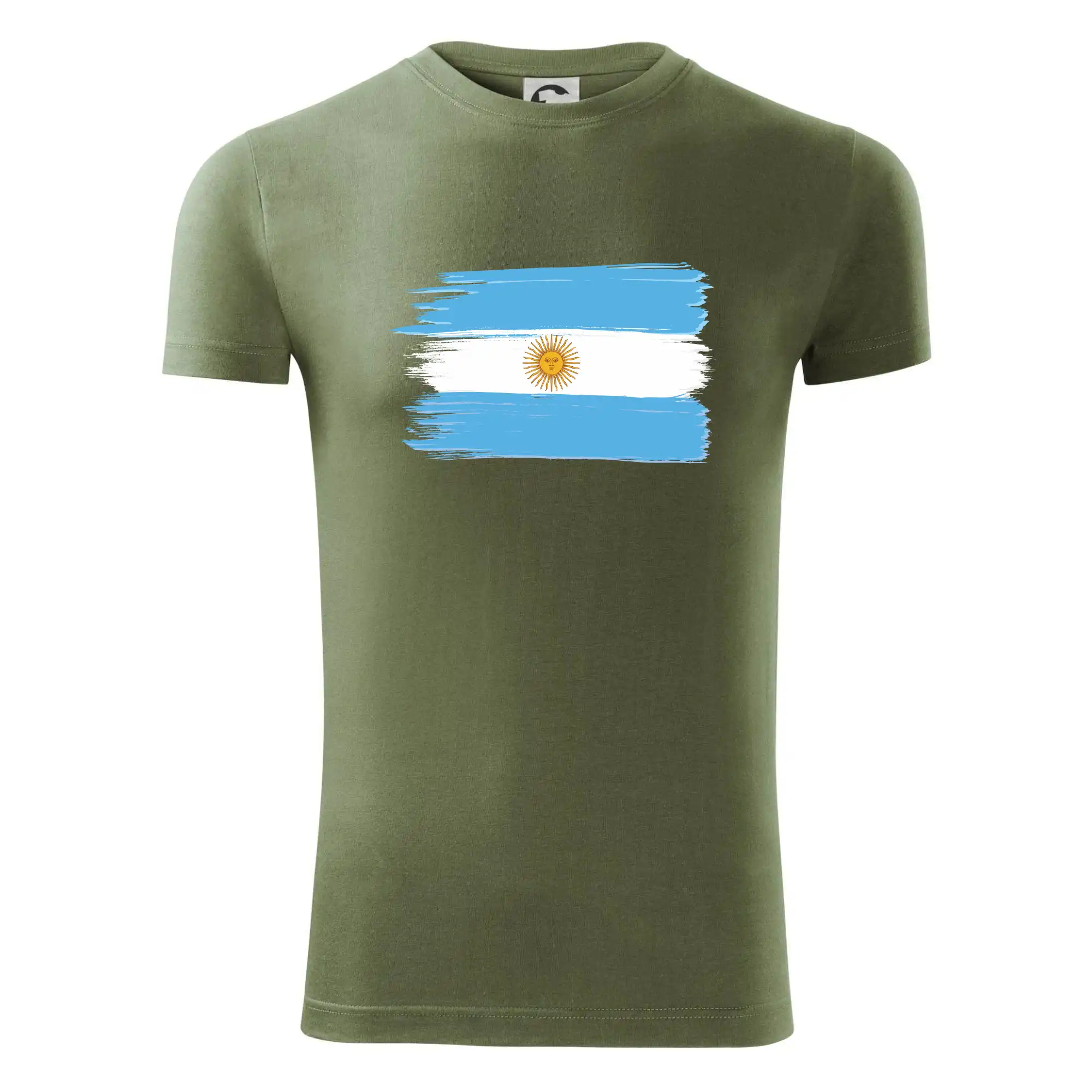 Argentina vlajka kreslená štětkou