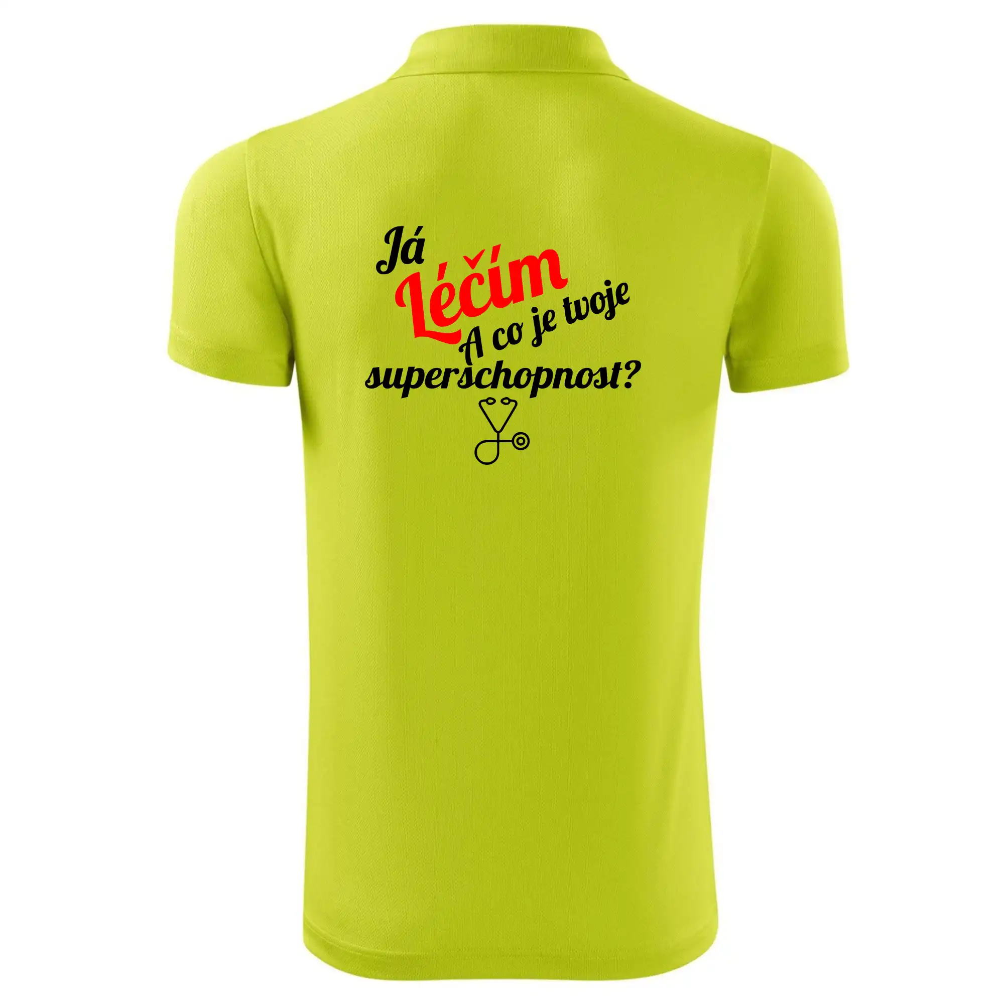 Já léčím - tvoje superschopnost? Šikmý nápis