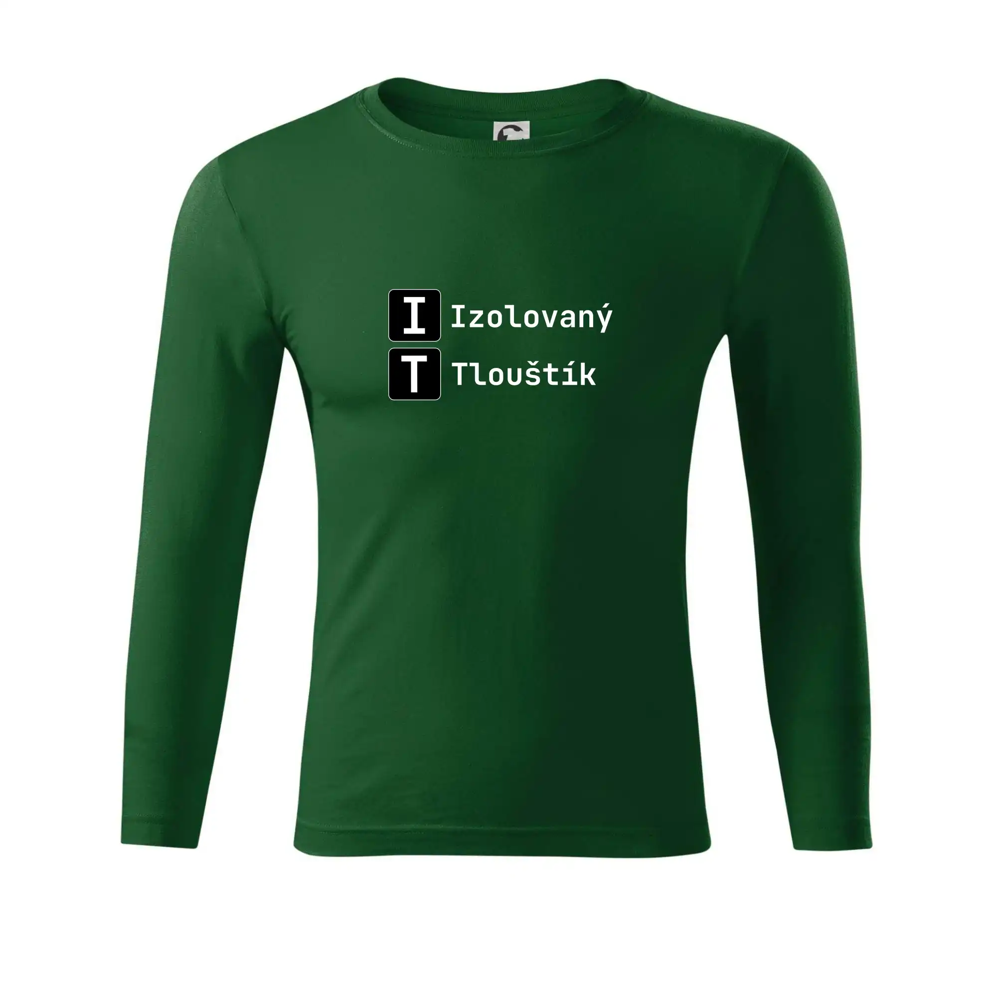 IT Nápis Izolovaný Tlouštík