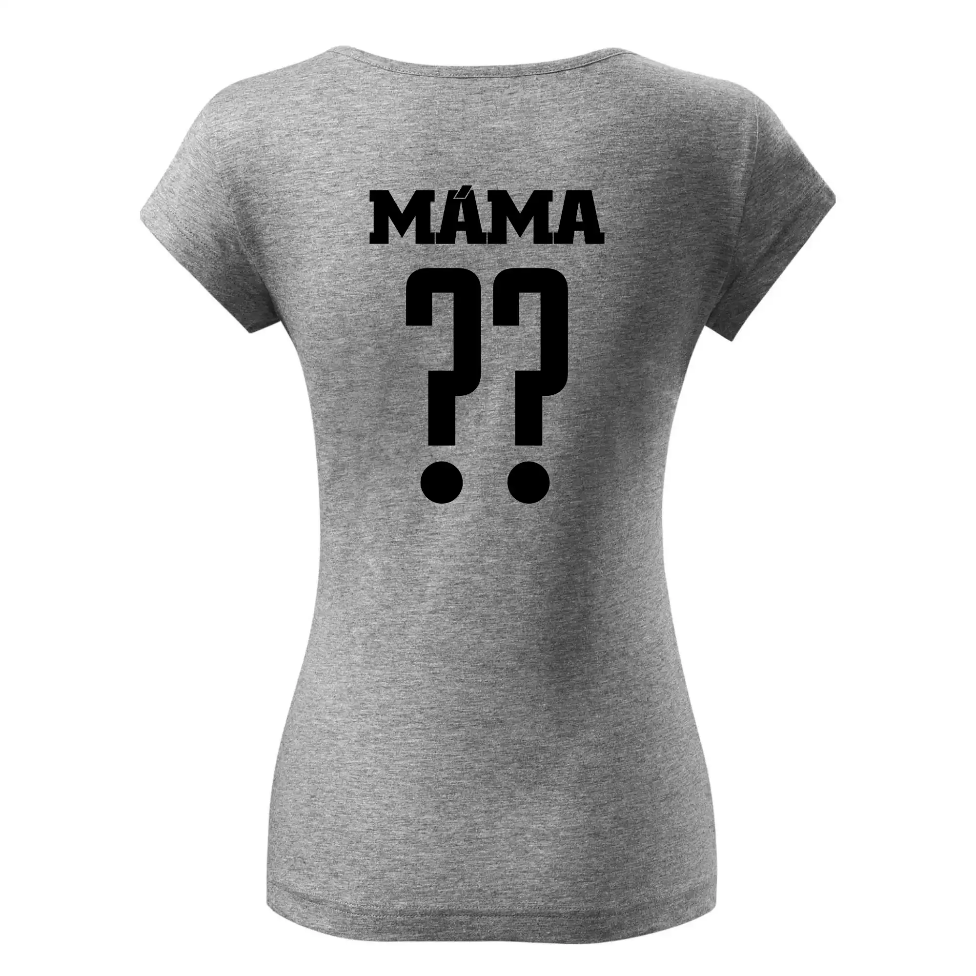 Máma - dres se jménem a číslem