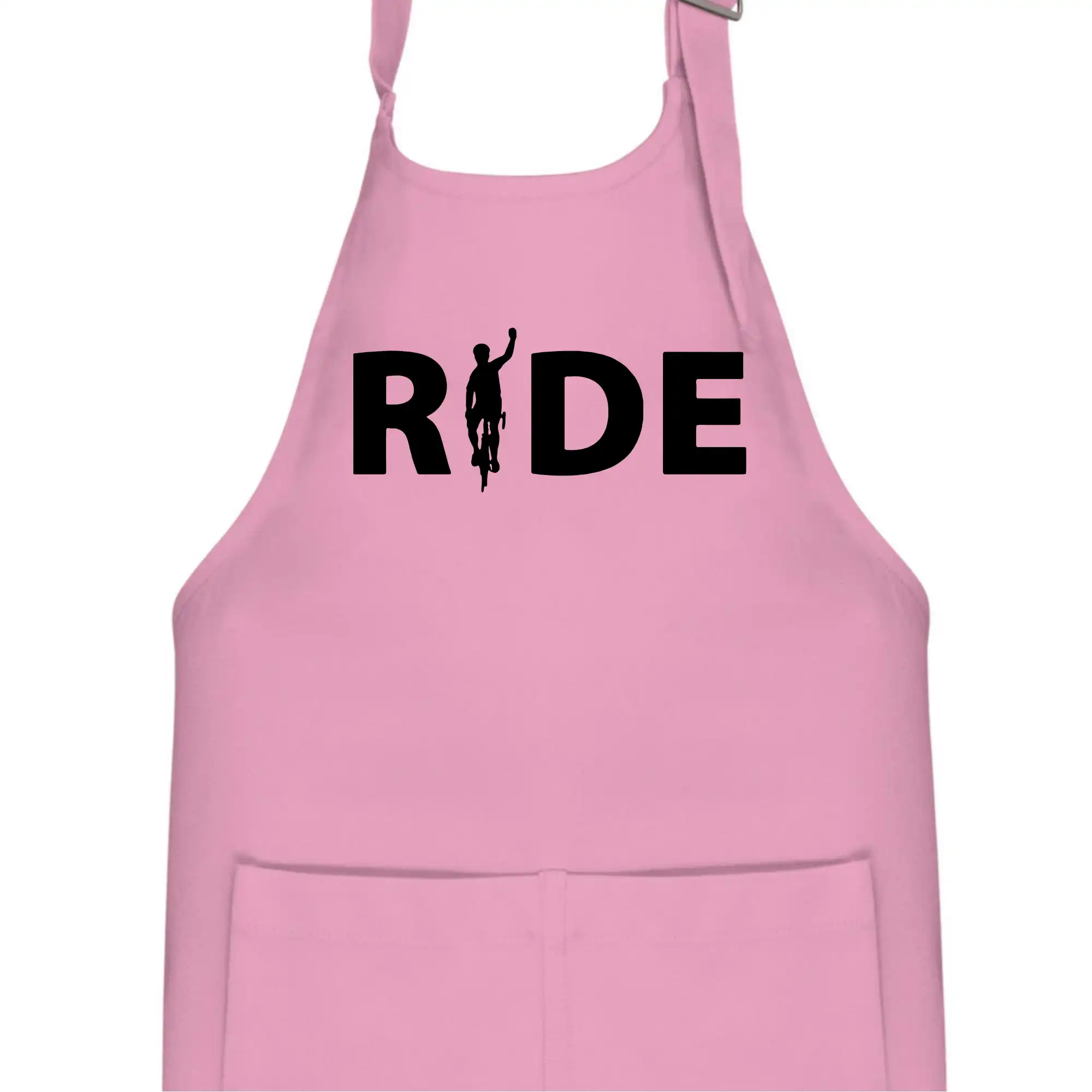 Ride - nápis s cyklistou