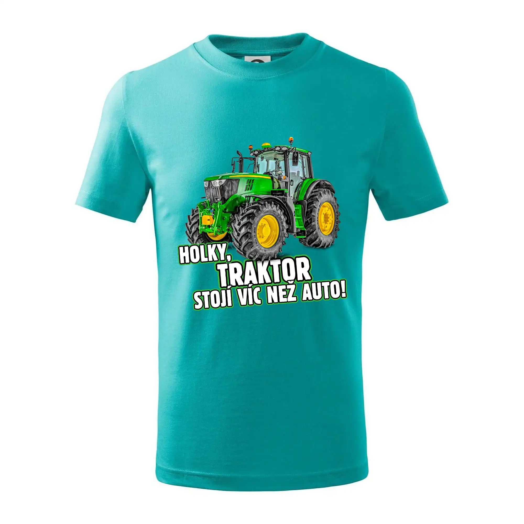 Holky, traktor stojí víc než auto