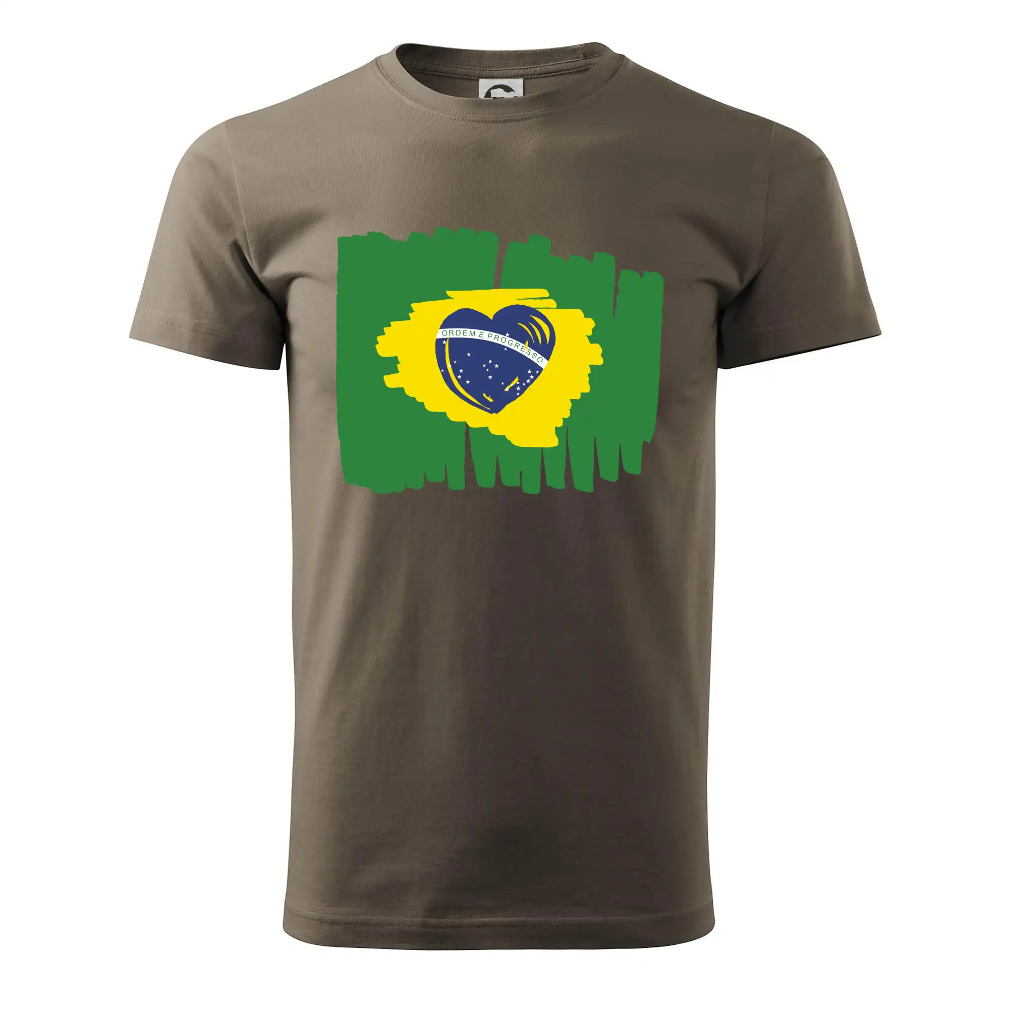 Brazílie vlajka srdce