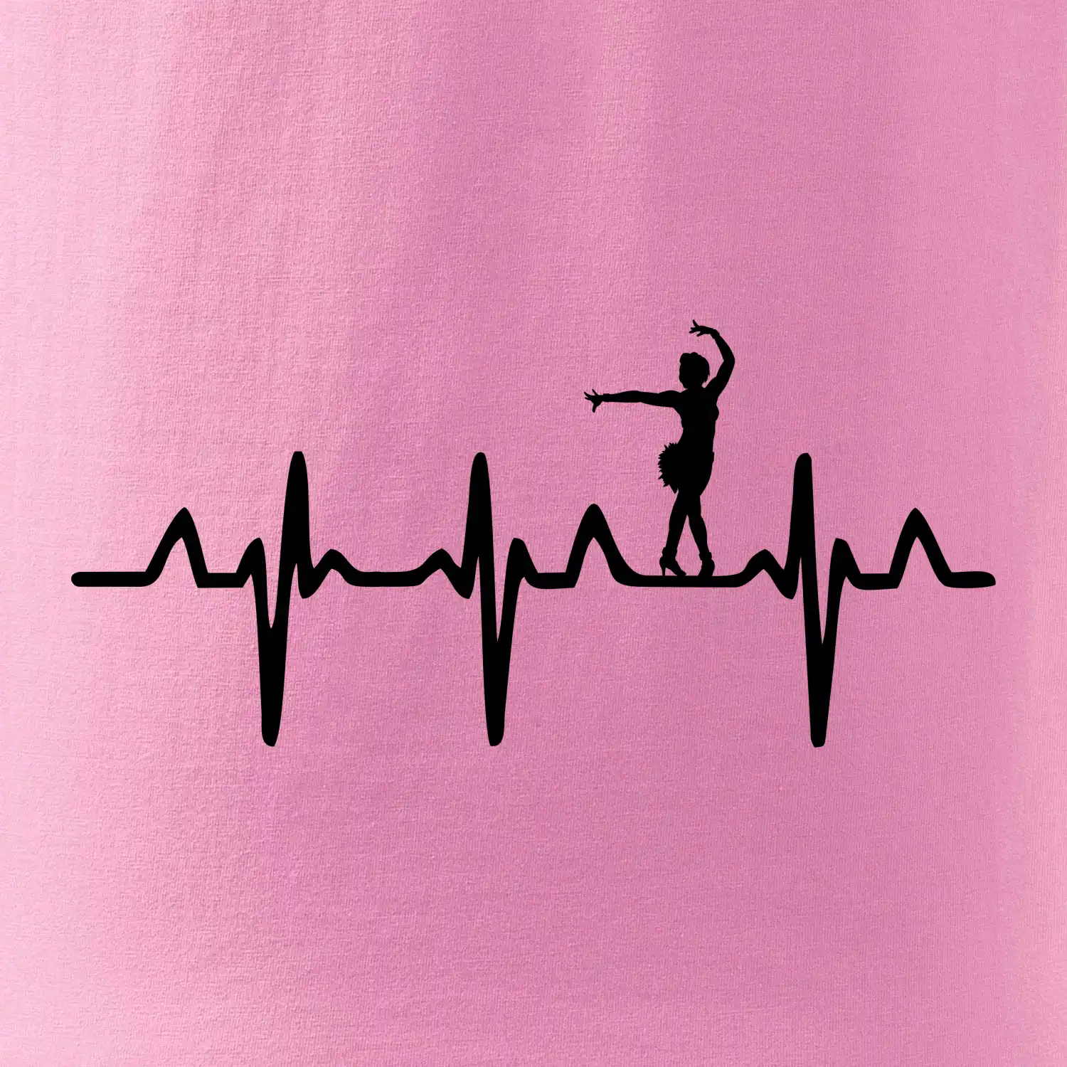 EKG tanečnice salsy