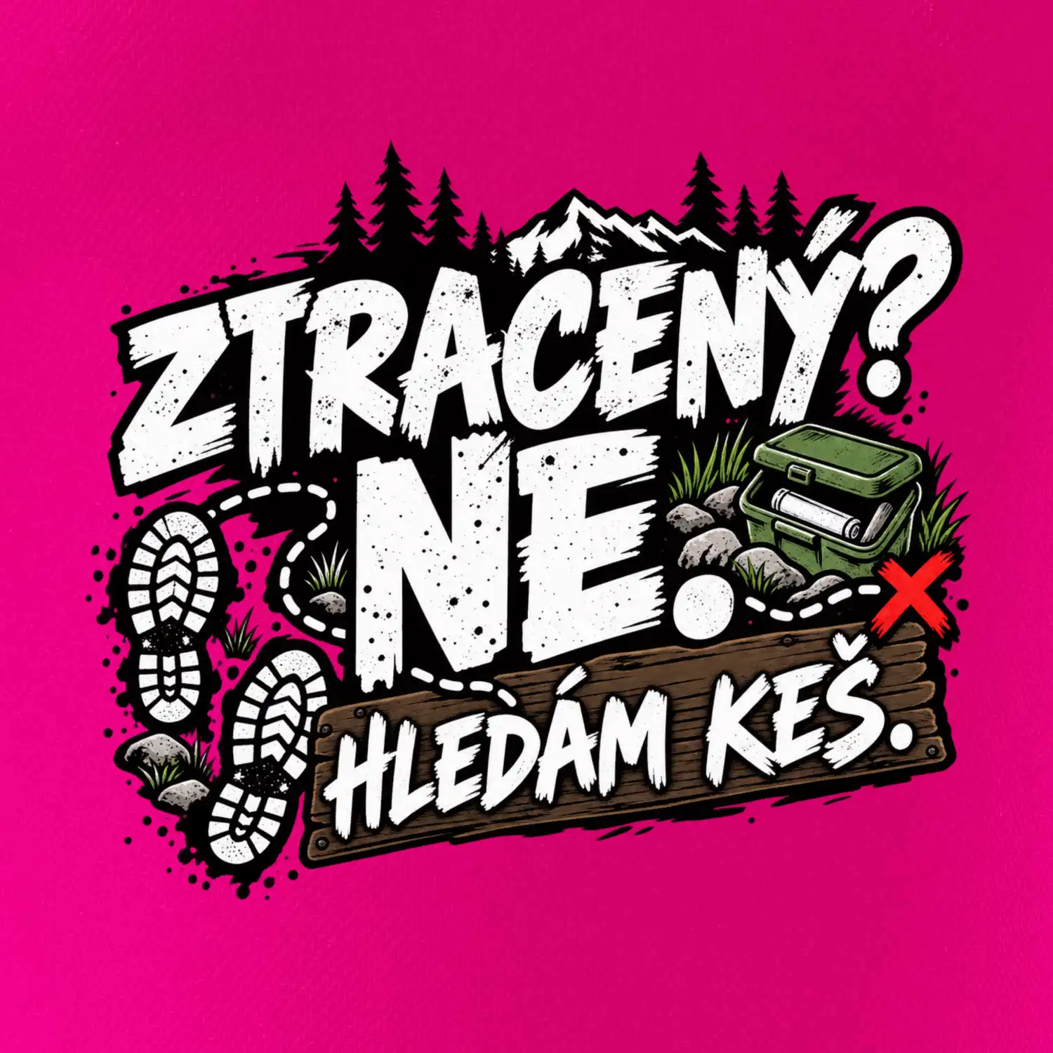 Ztracený ne hledám keš otisky bot