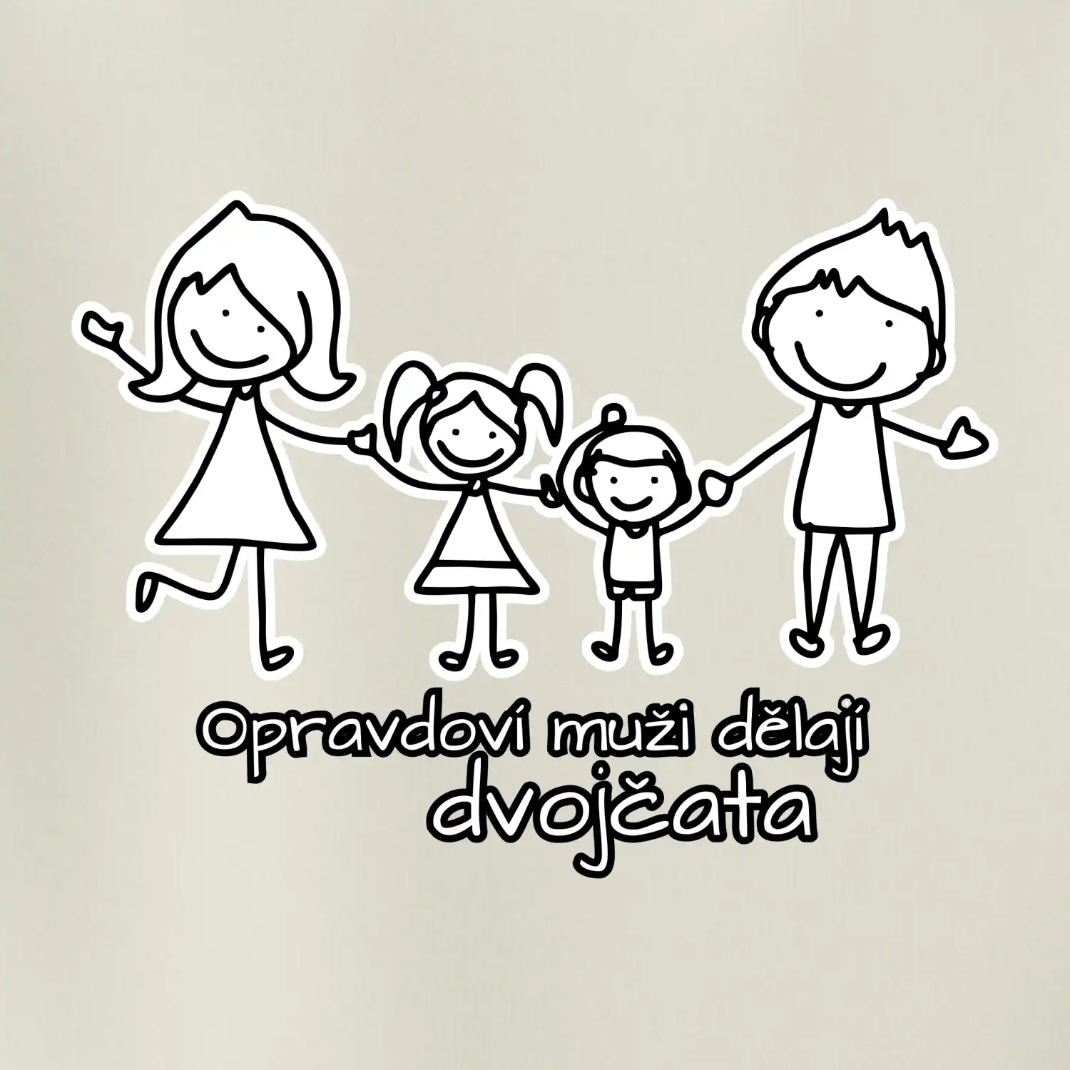 Opravdoví muži dělají dvojčata - holka kluk