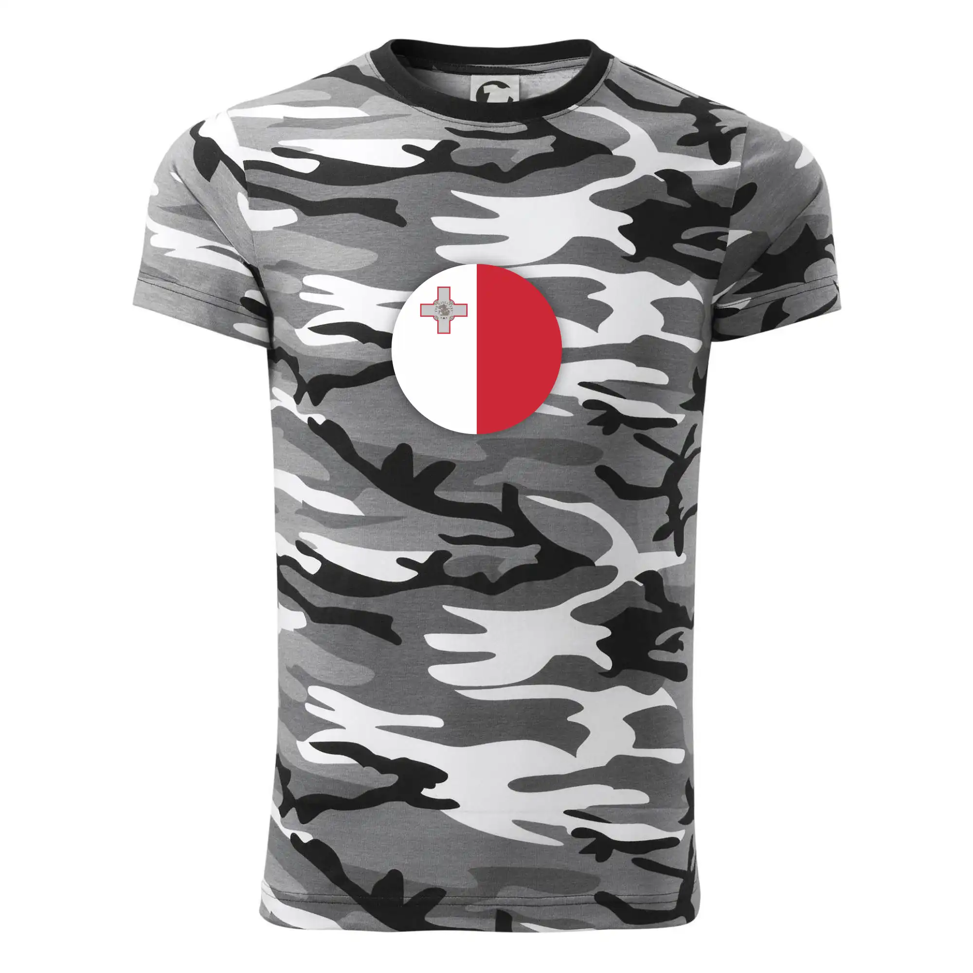 Vlajka Malta kulatá velká