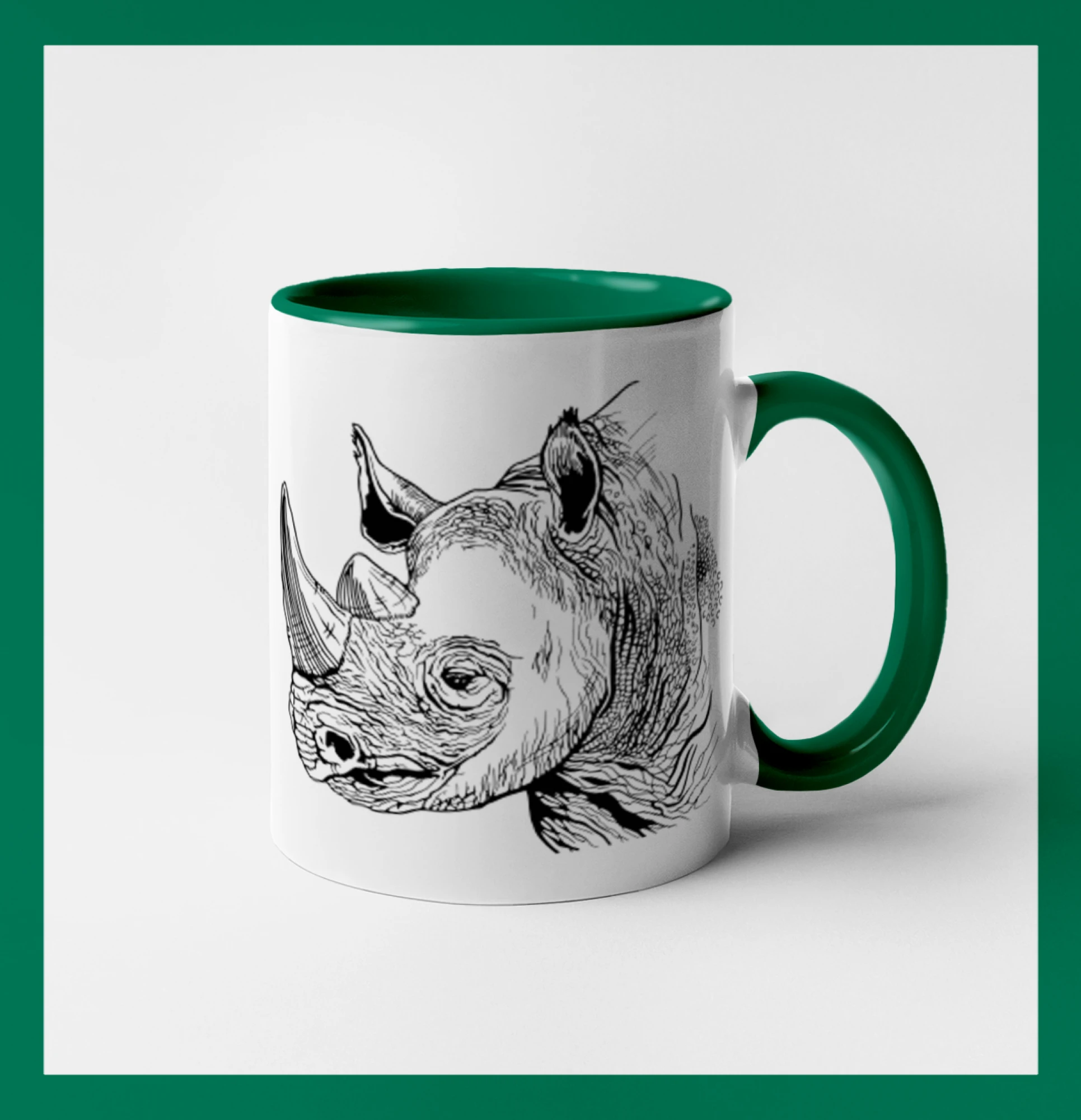 Nosorožec černobílý  (Pecka design)