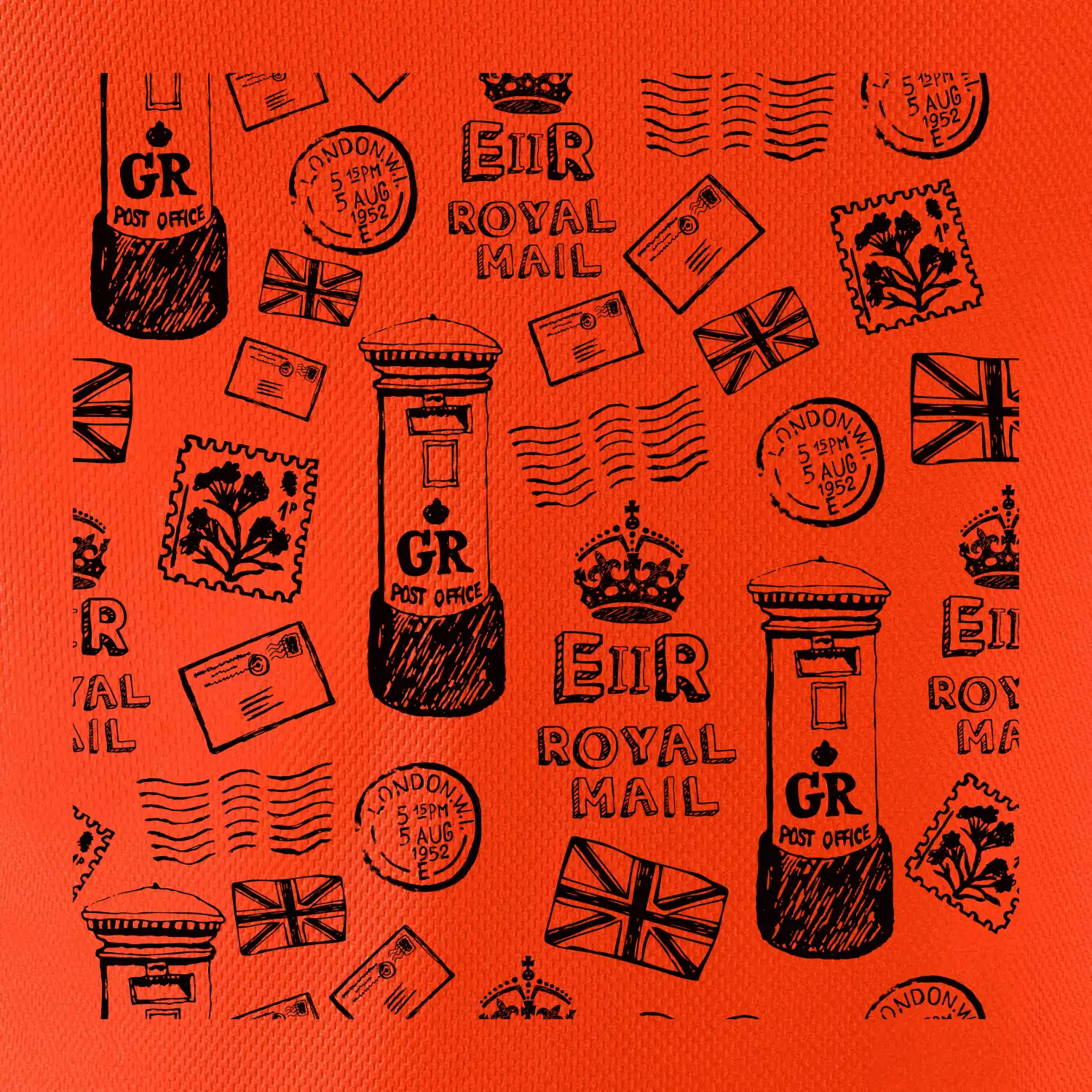 Britská pošta ikony