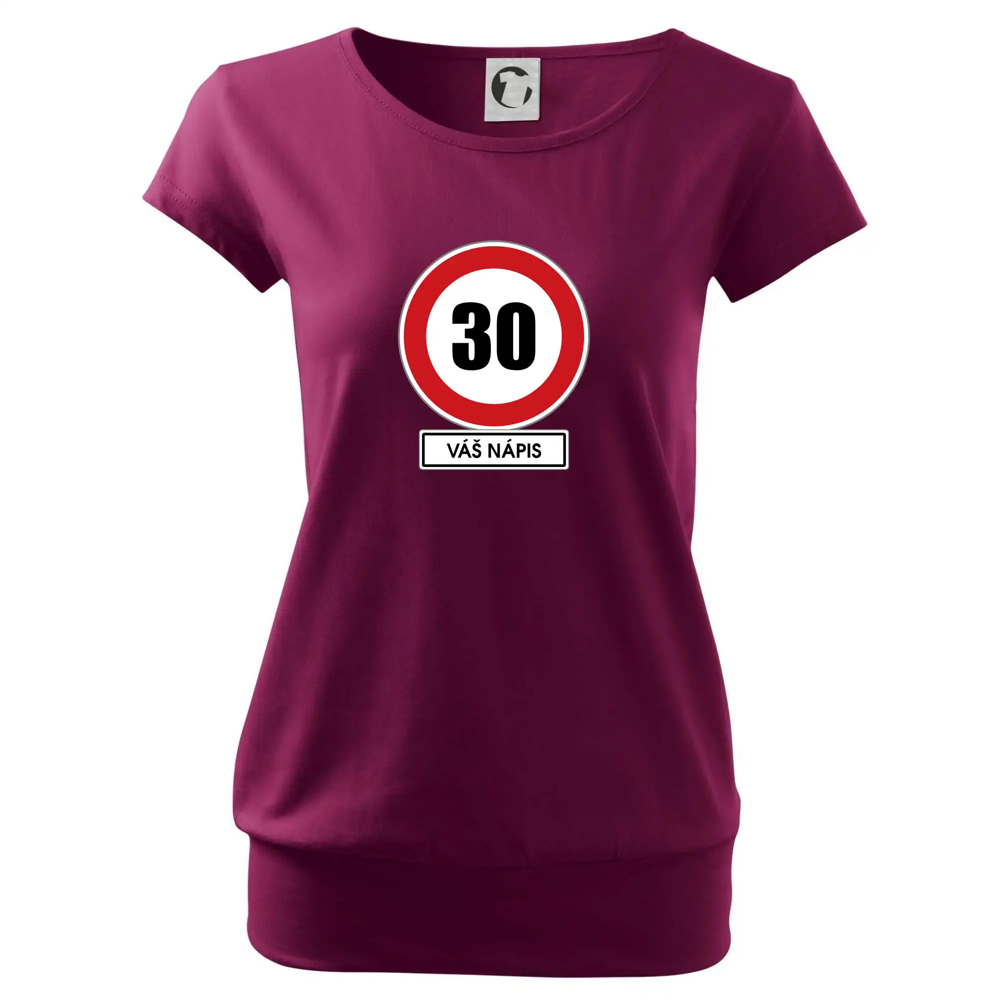 Dopravní značka - rychlost 30 - váš nápis
