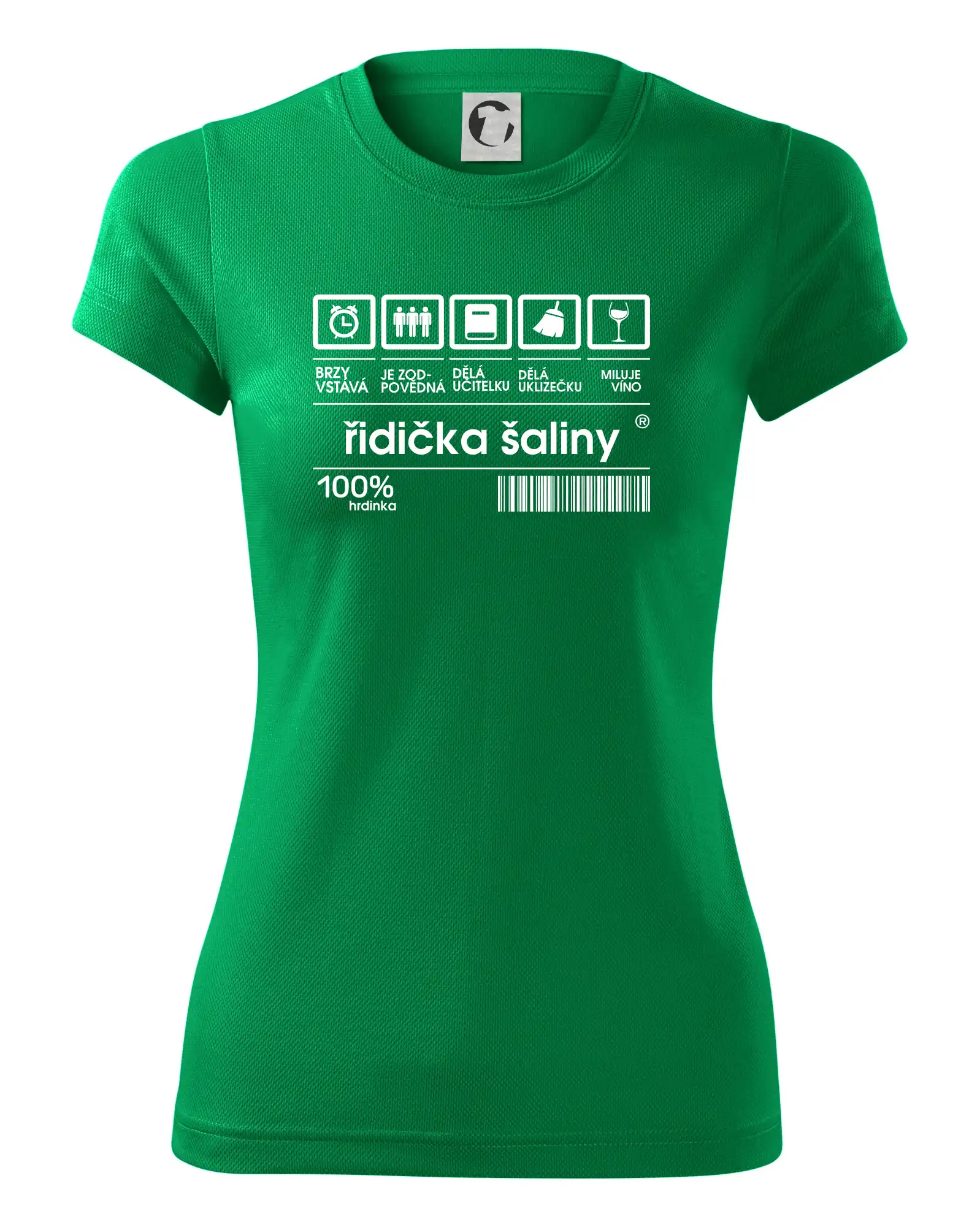 Čárový kód - řidička šaliny