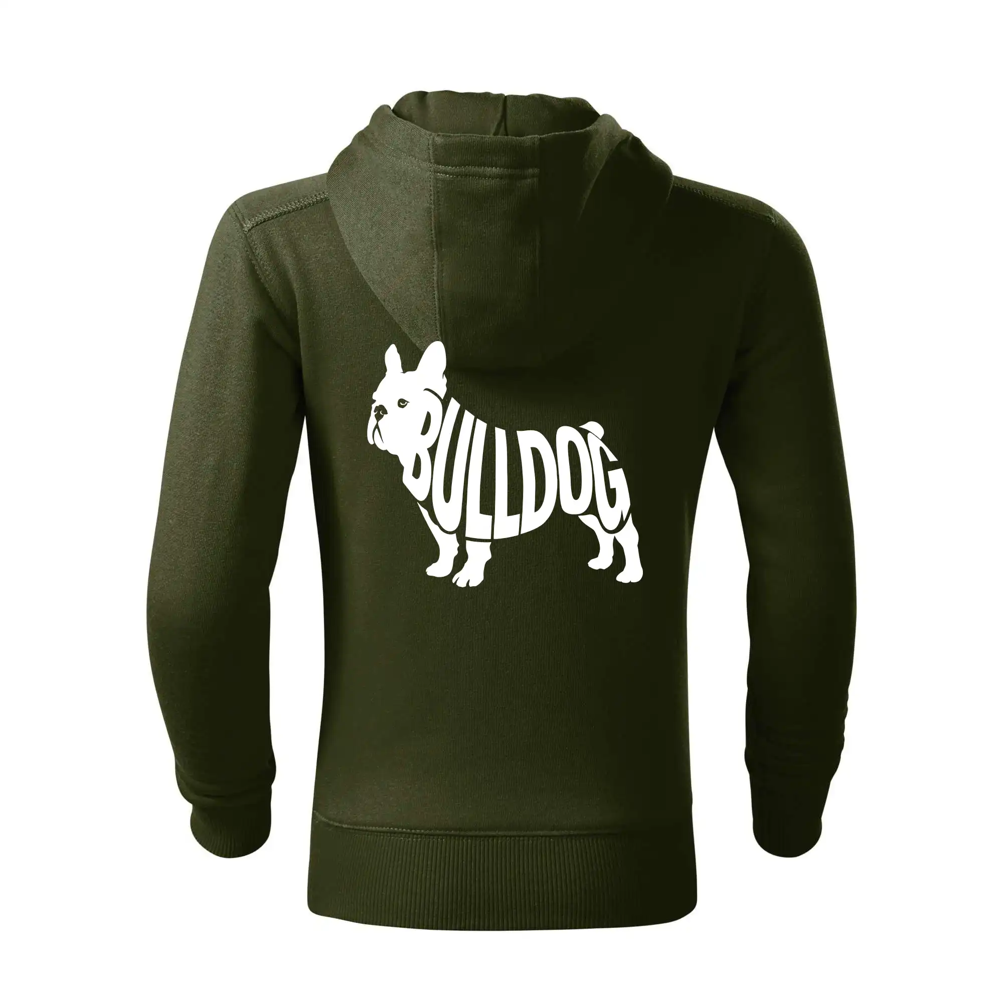 Bulldog  nápis v těle