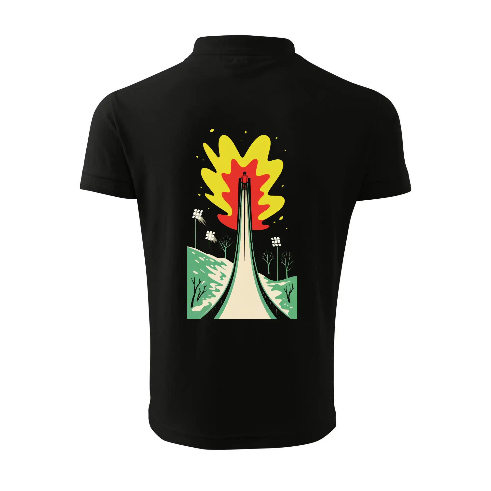 Skokanské můstky abstraktní