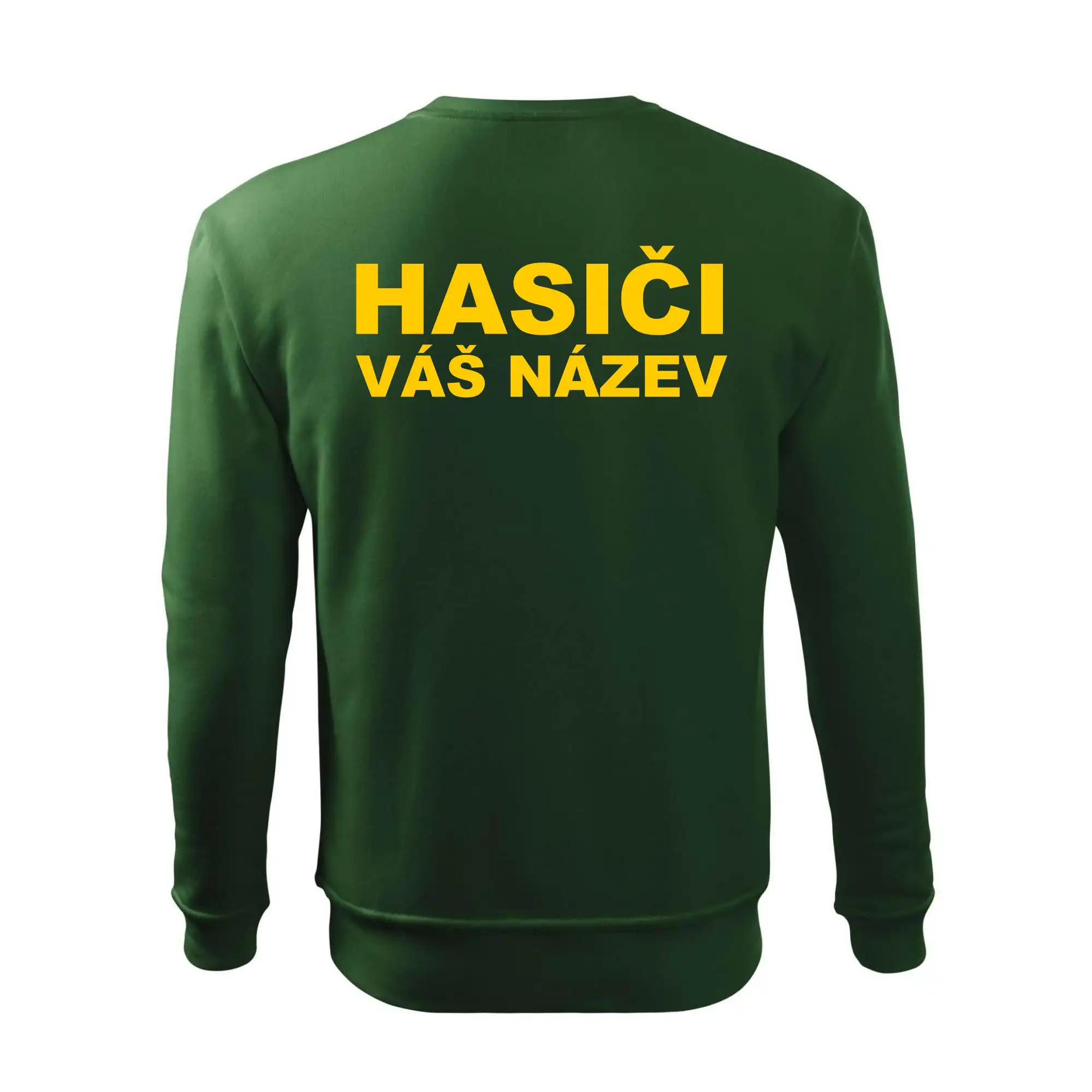 Hasiči - žlutý nápis - váš název sboru
