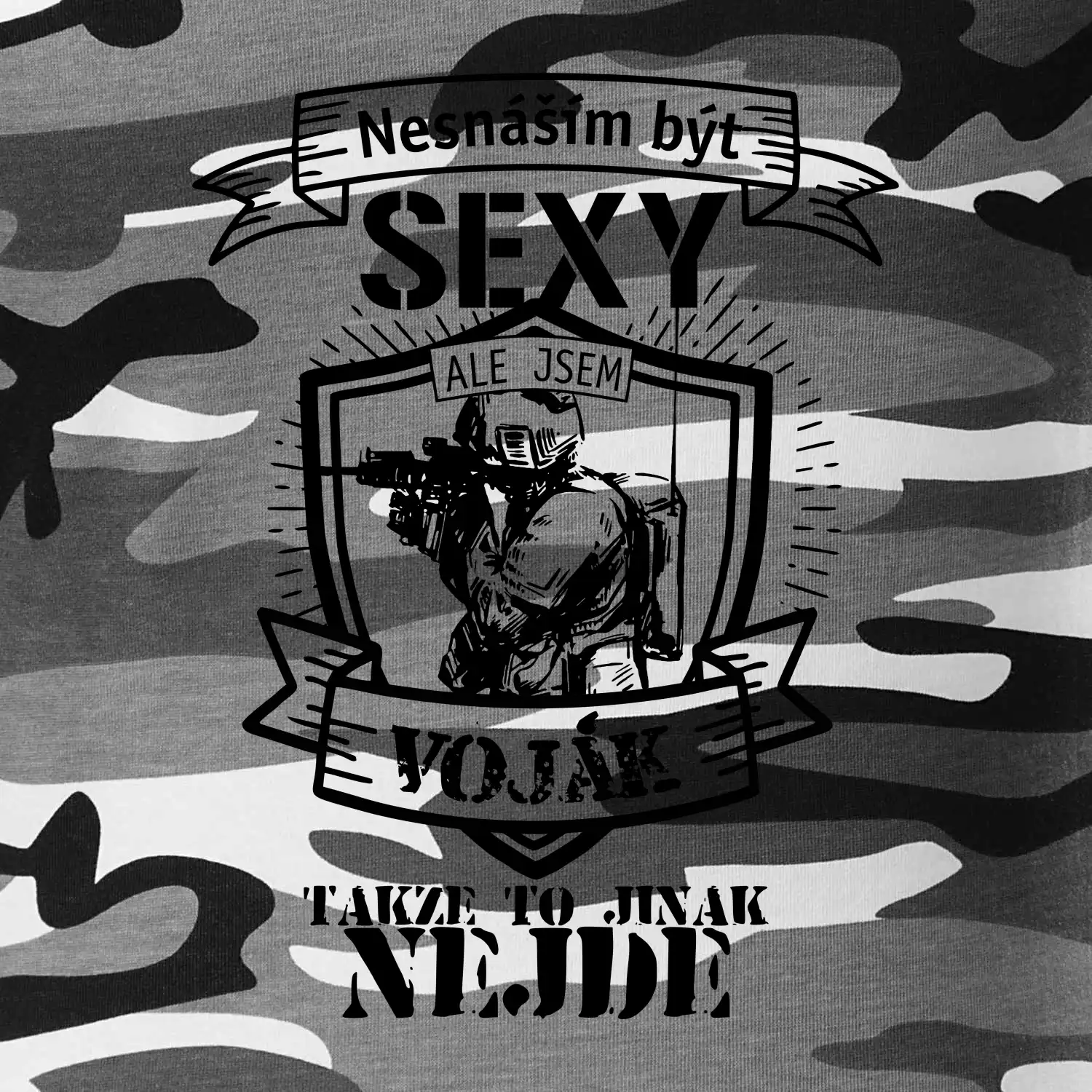 Nesnáším být sexy voják - erb