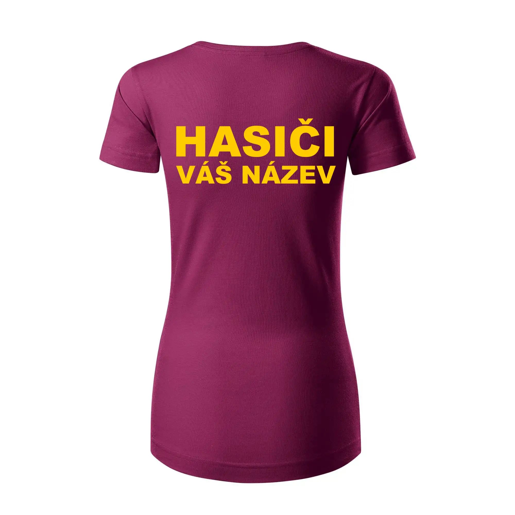 Hasiči - žlutý nápis - váš název sboru