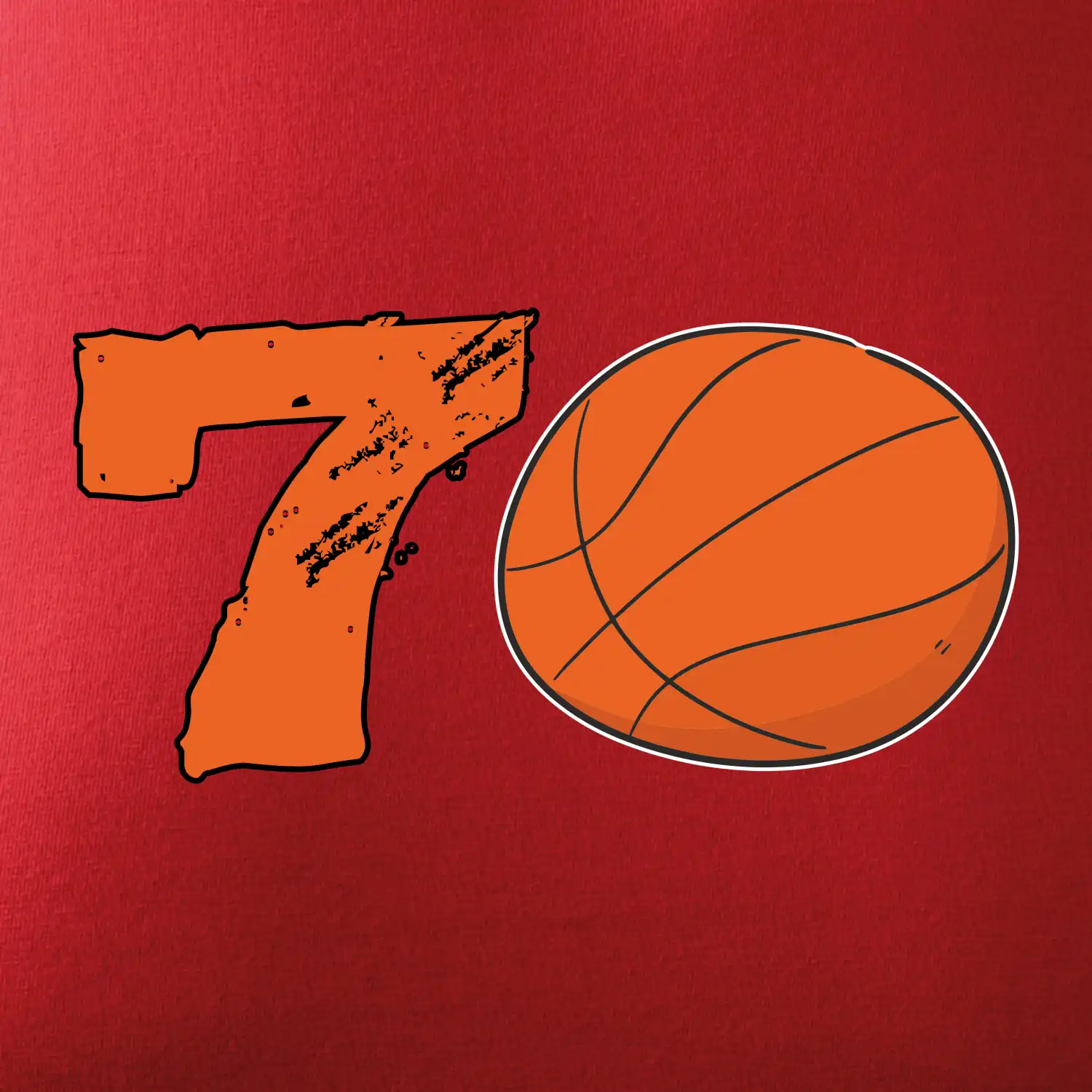Basketball kulaté narozeniny 70