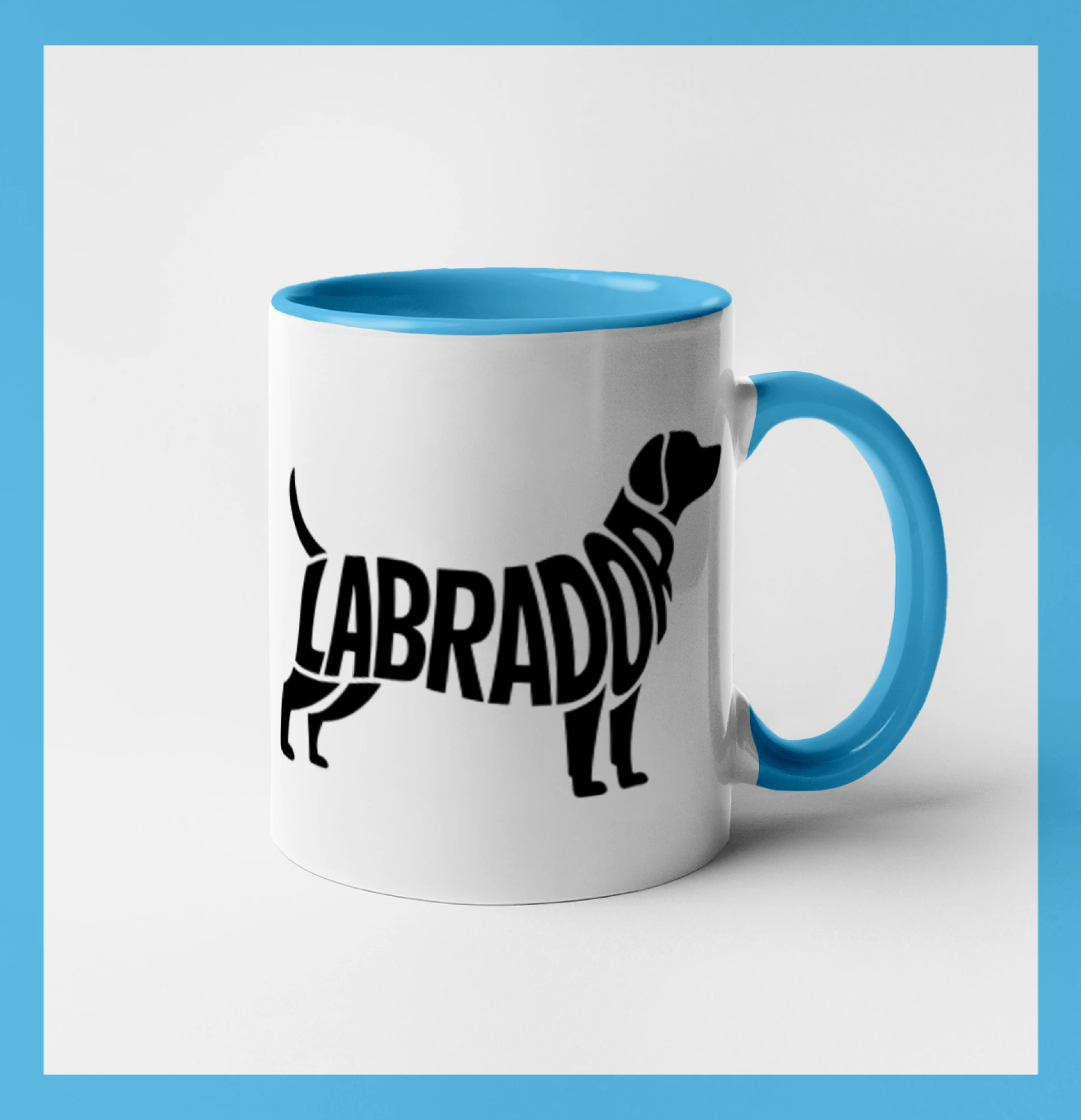 Labrador nápis v těle