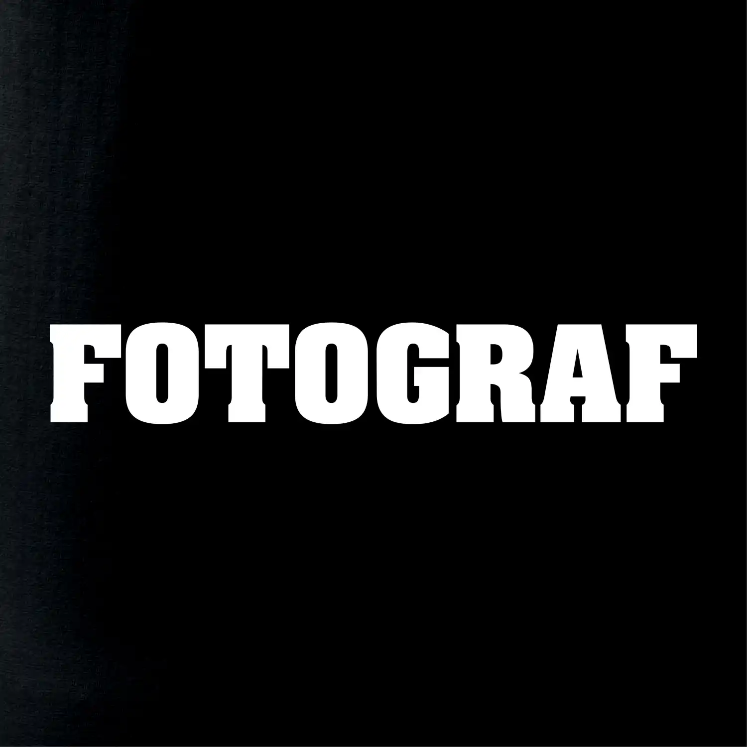 Novinář nápis - Fotograf