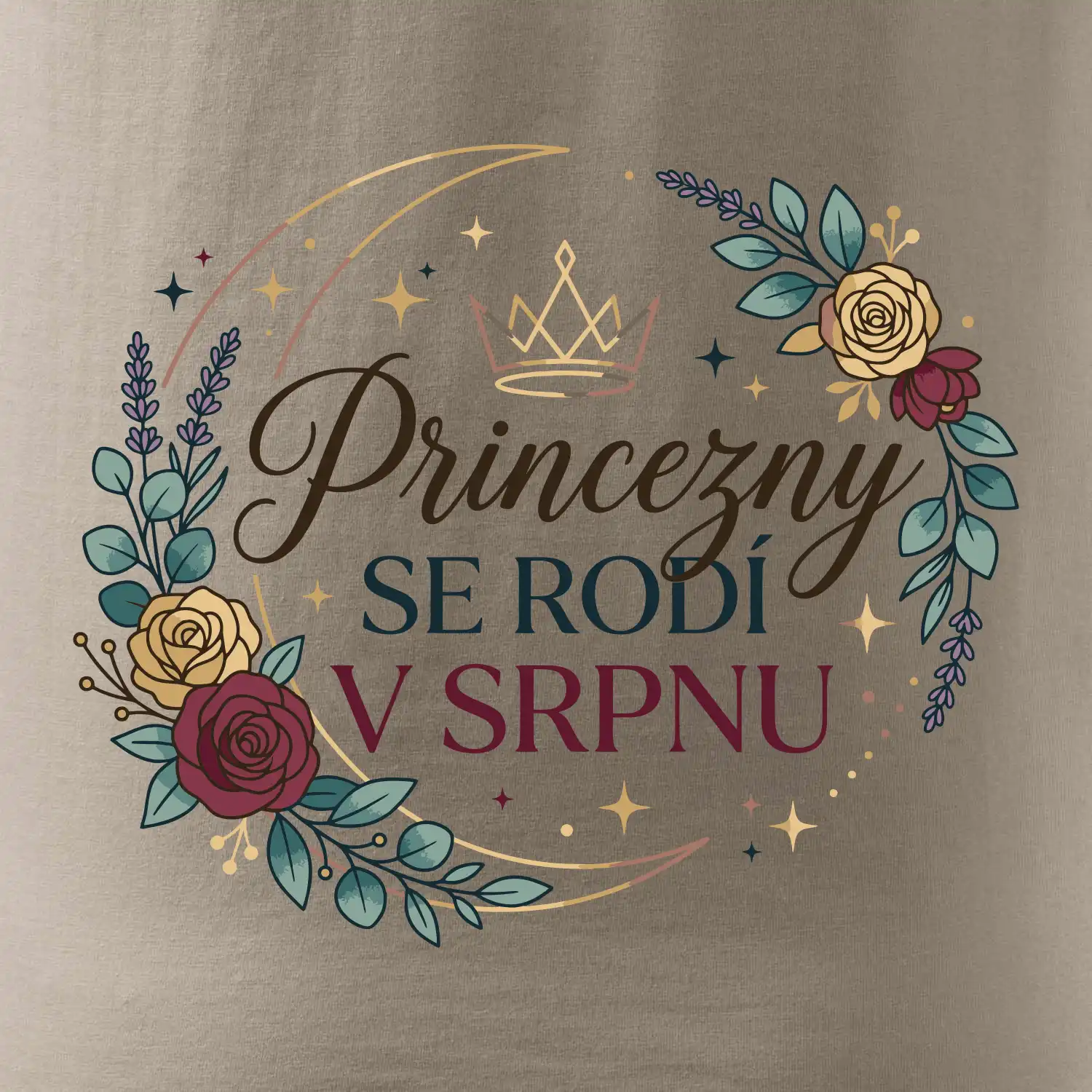 Věneček - princezny se rodí v srpnu