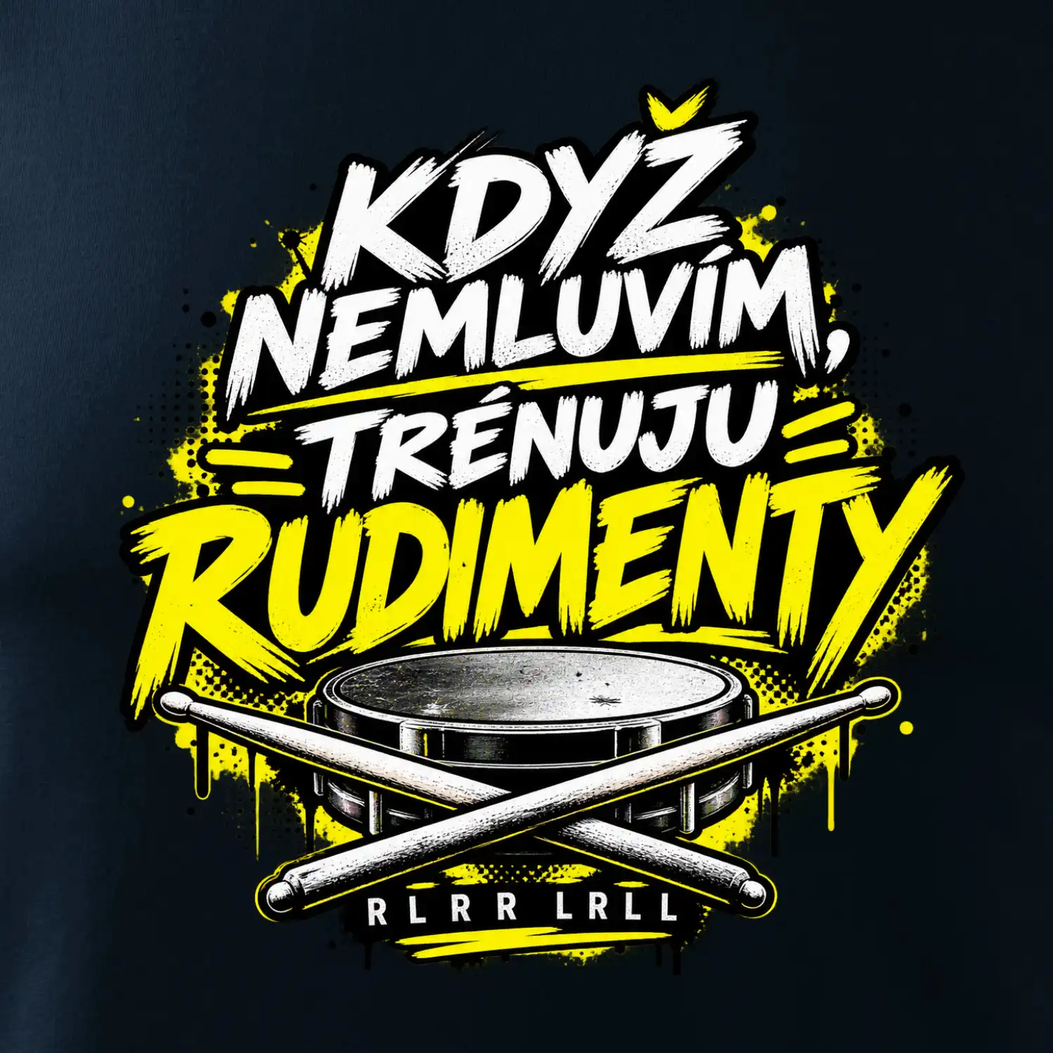 Když nemluvím trénuju rudimenty - bubenické paličky