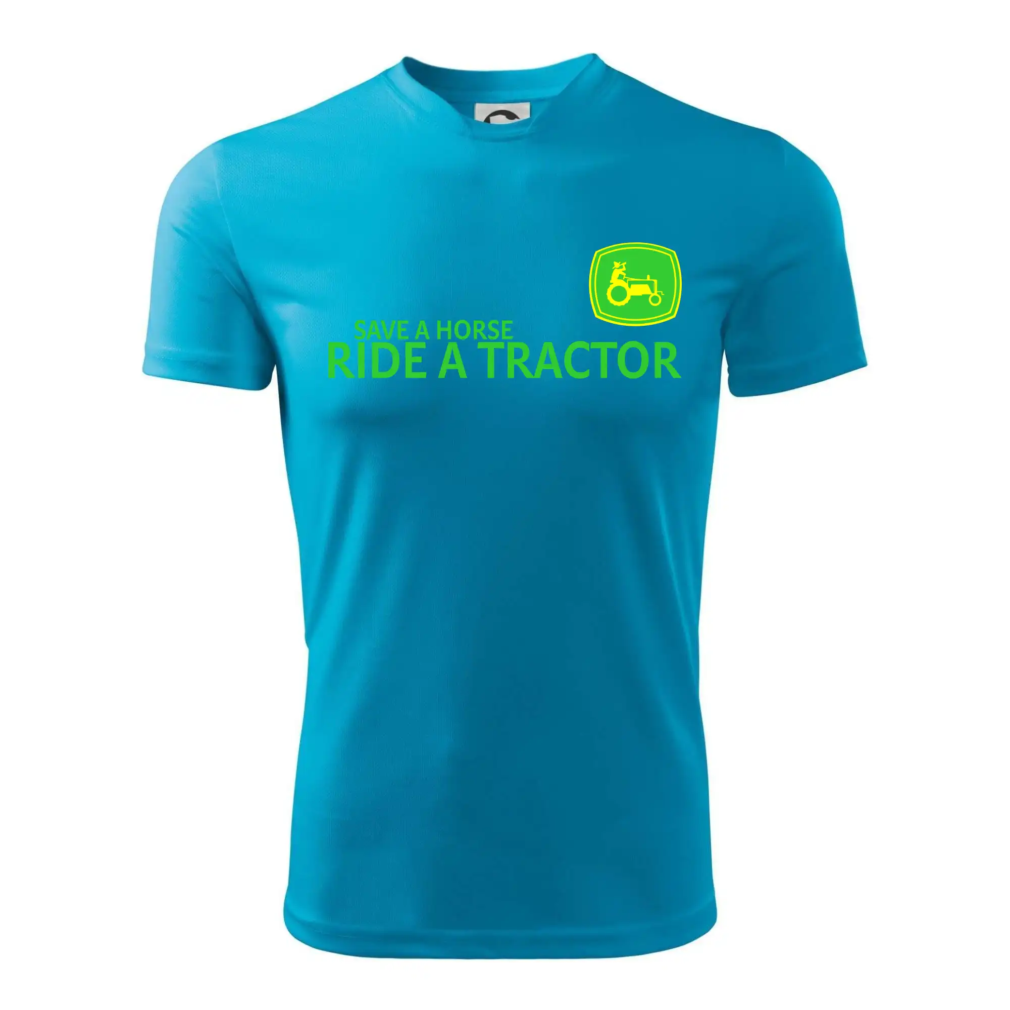 Save horse, ride tractor