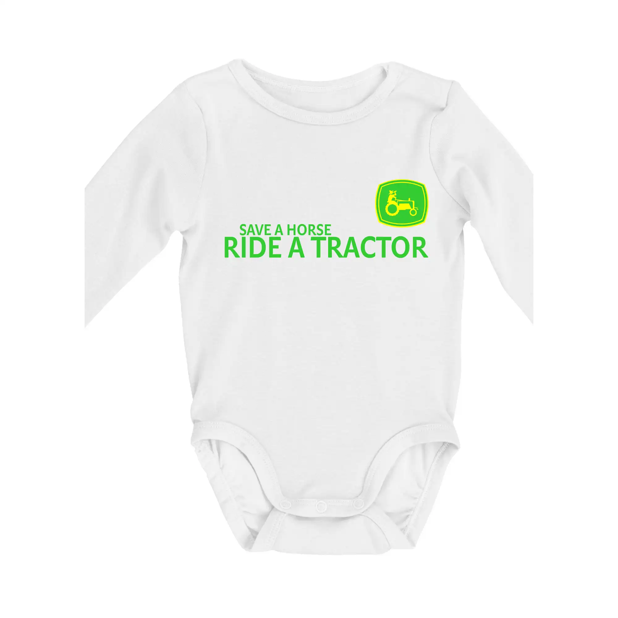 Save horse, ride tractor