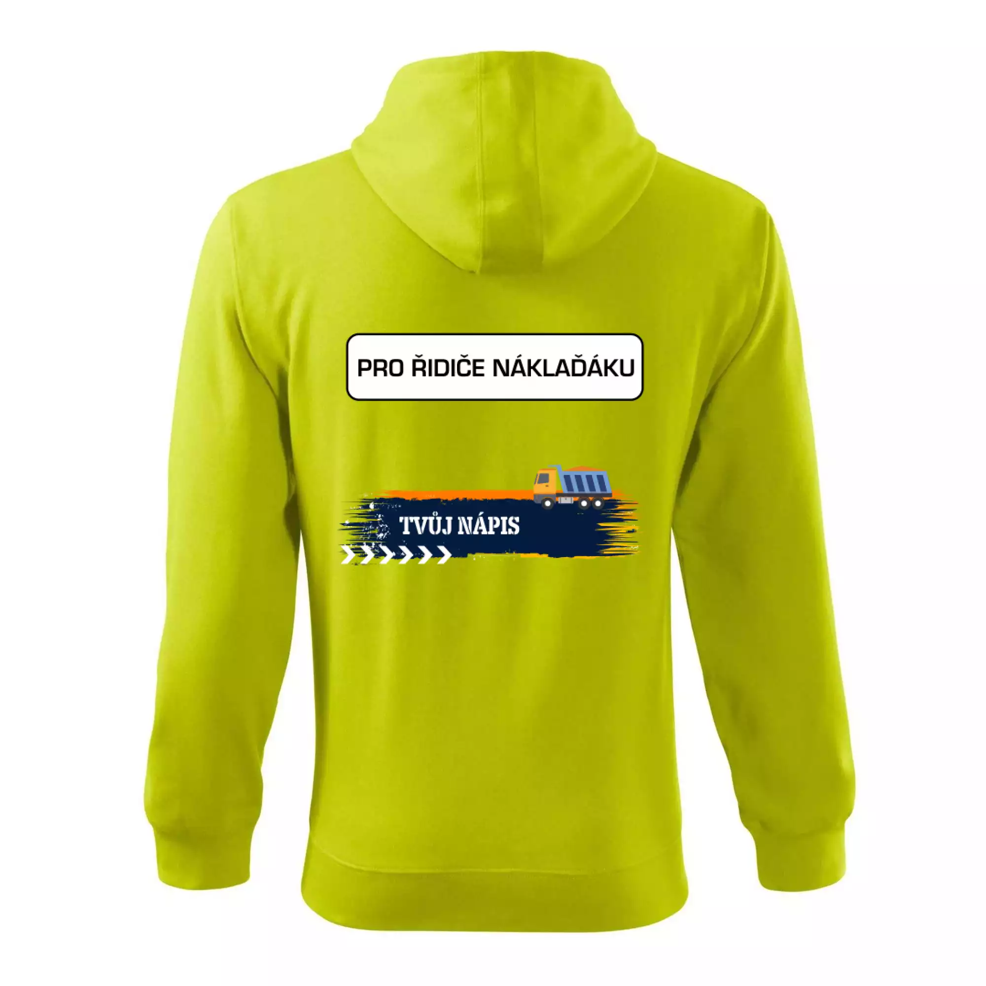 Stavba - vlastní nápis - náklaďák