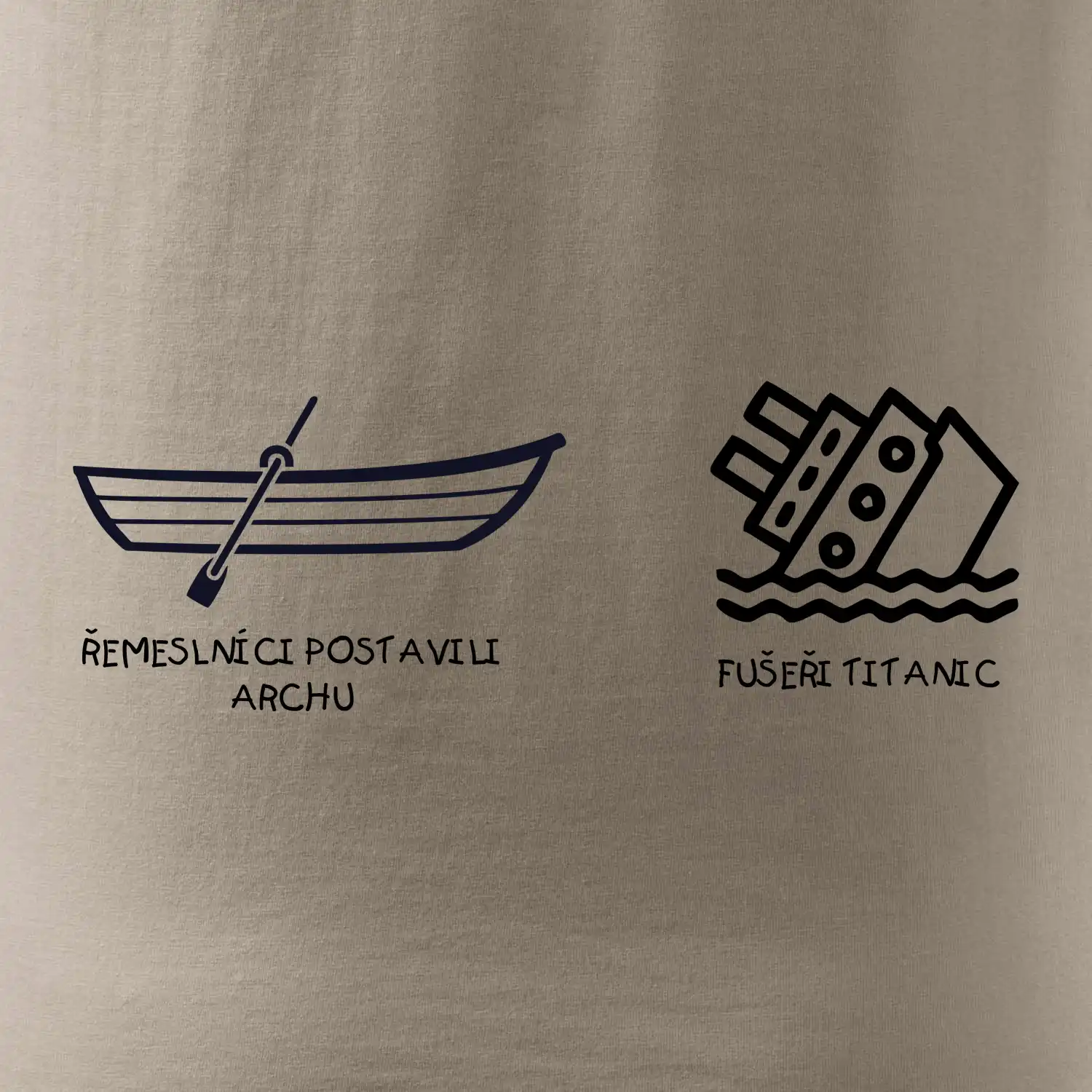 Řemeslnici postavili archu, fušeři Titanic
