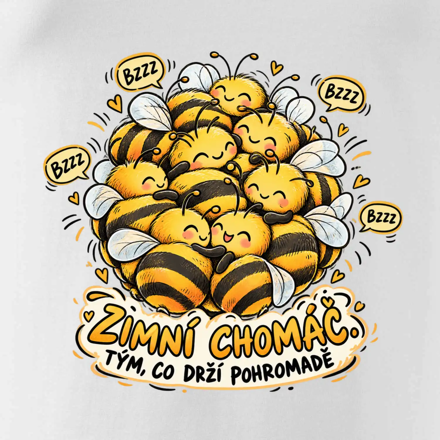 Zimní chomáč tým co drží pohromadě