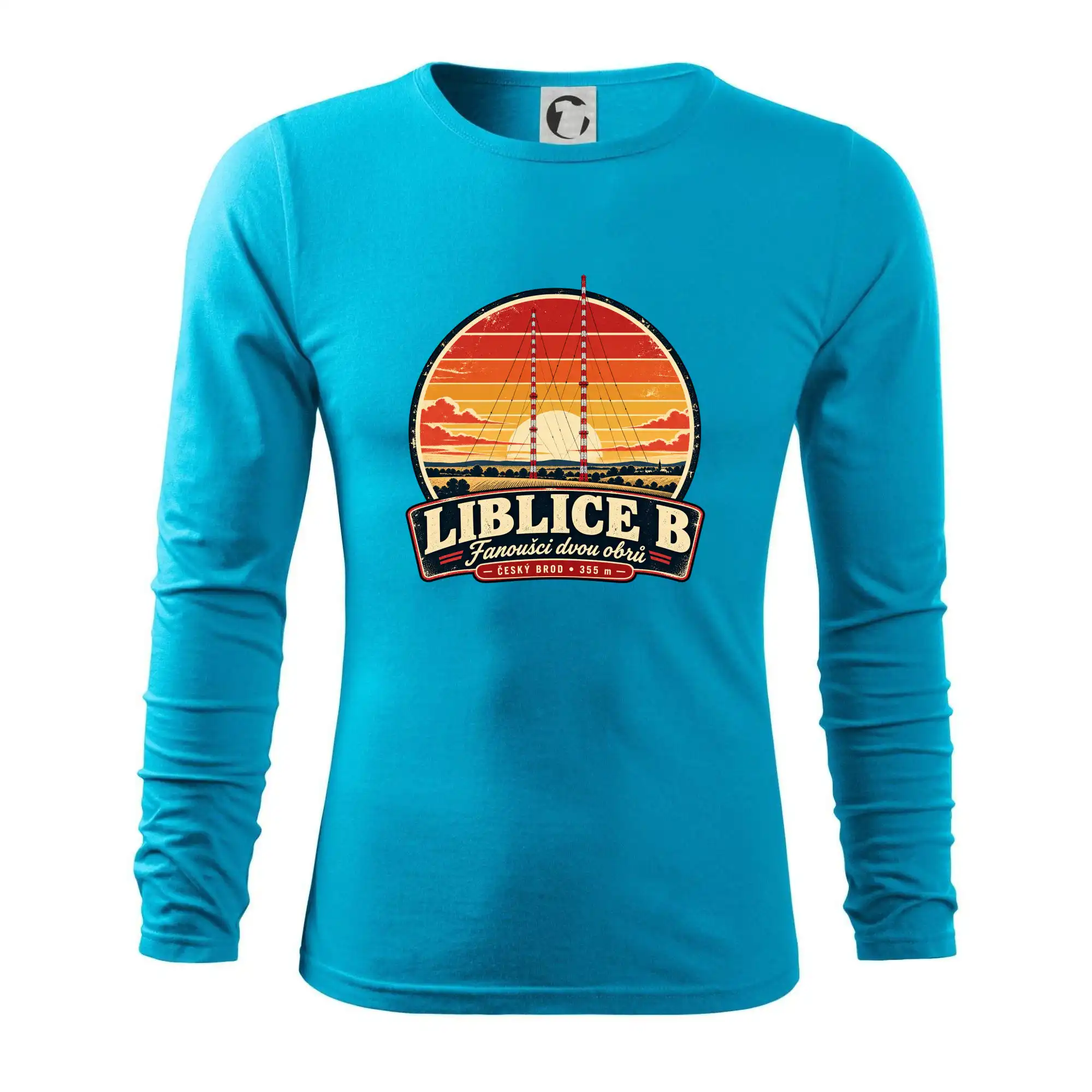 Liblice B retro odznak dvou vysílačů