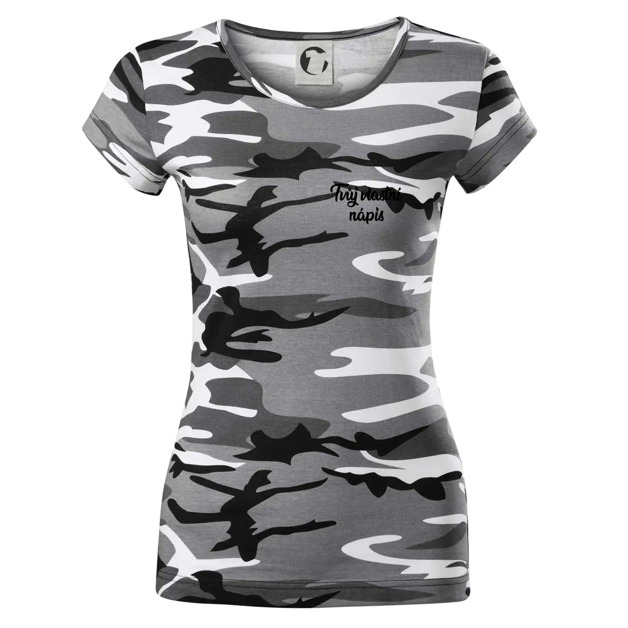 Tvuj vlastní nápis psací - na prsu