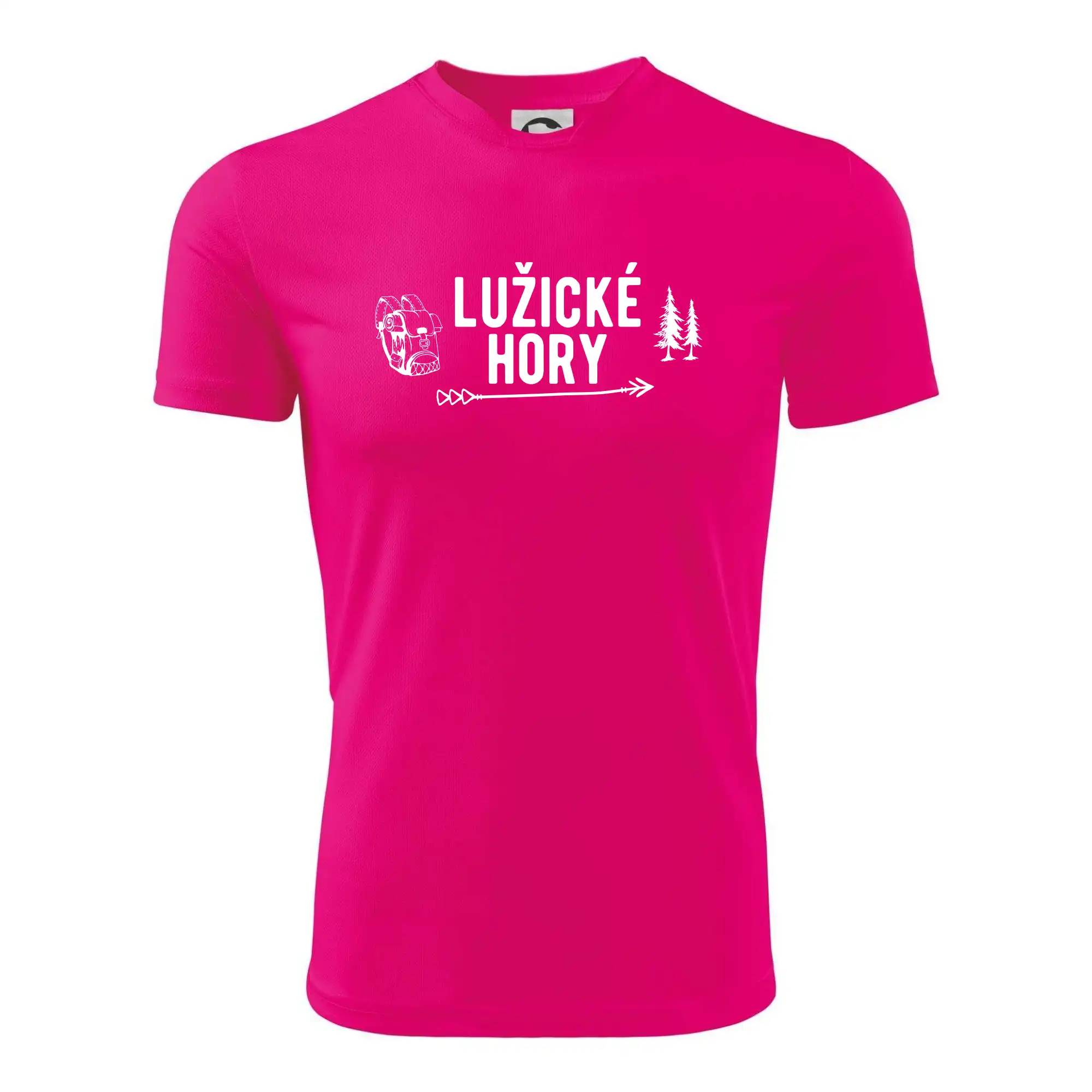 Lužické hory nápis