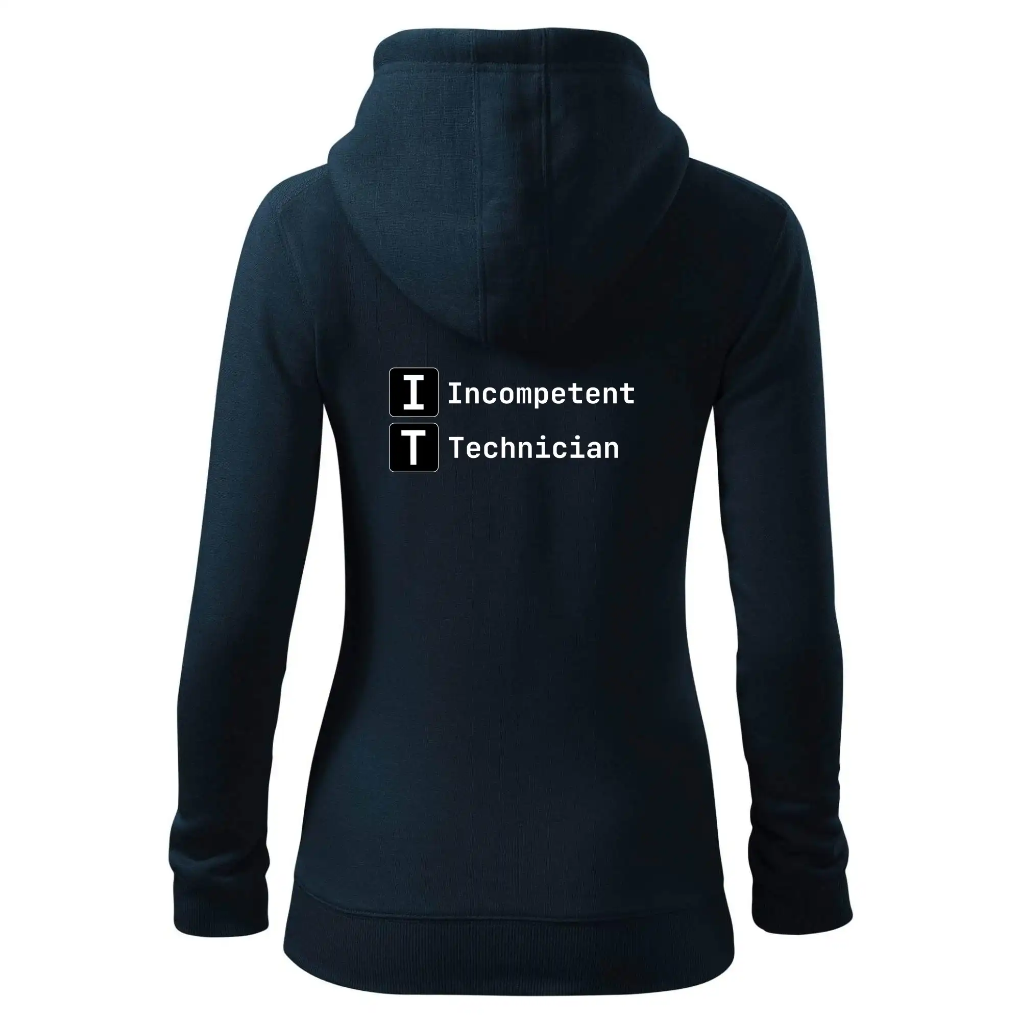 IT Nápis Incompetent Technician