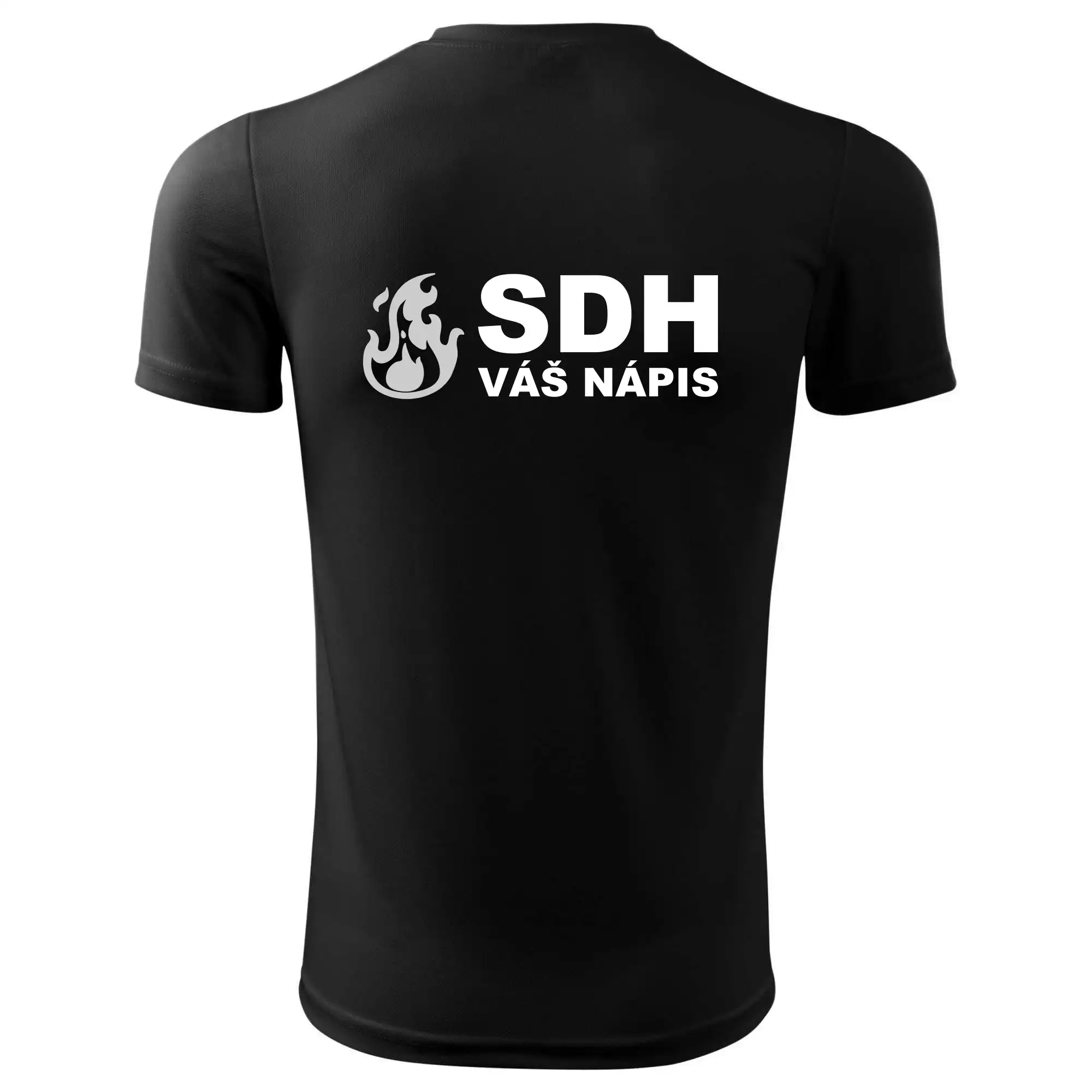 SDH REFLEXNÍ nápis (oheň, firesport, název sboru - vlastní nápis)