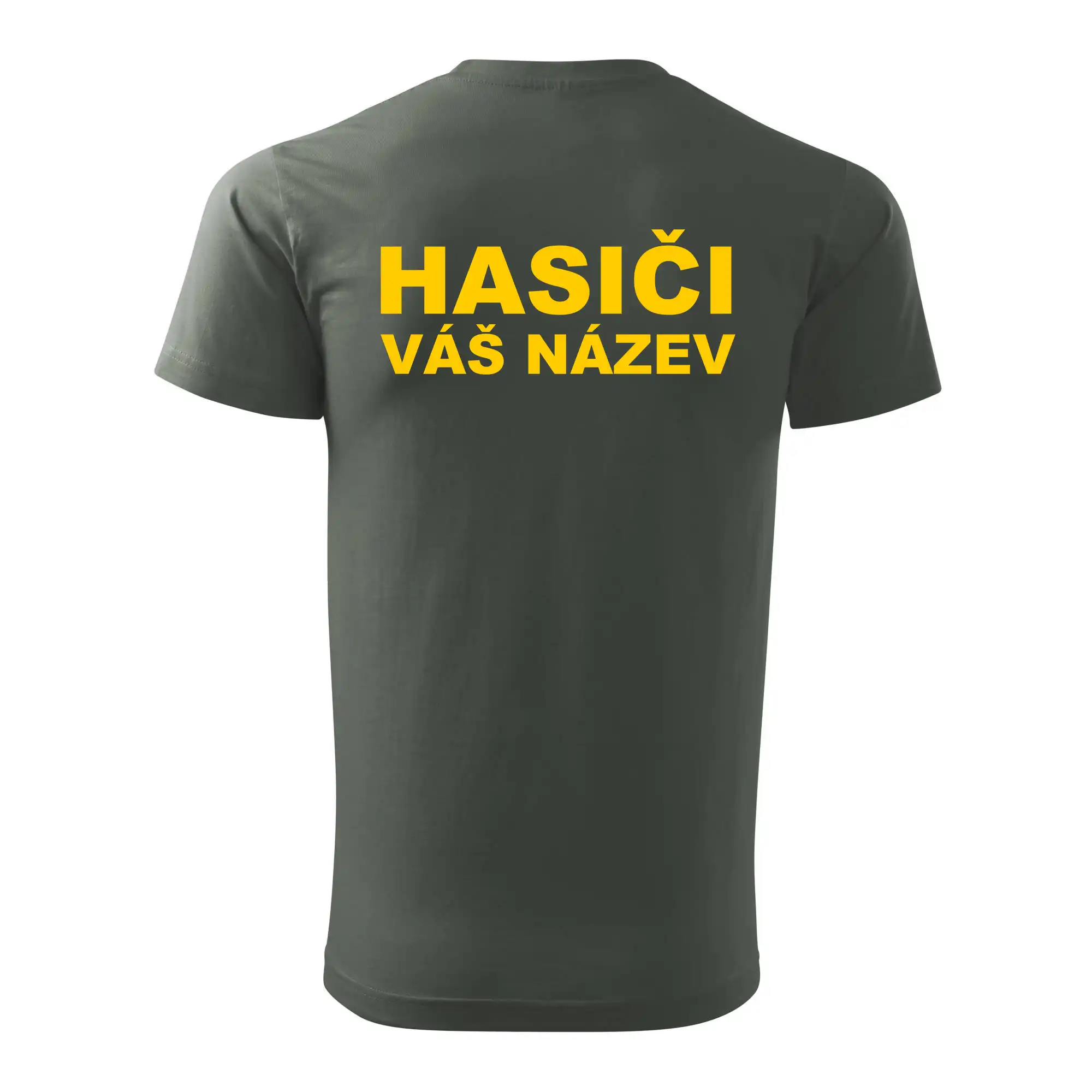Hasiči - žlutý nápis - váš název sboru