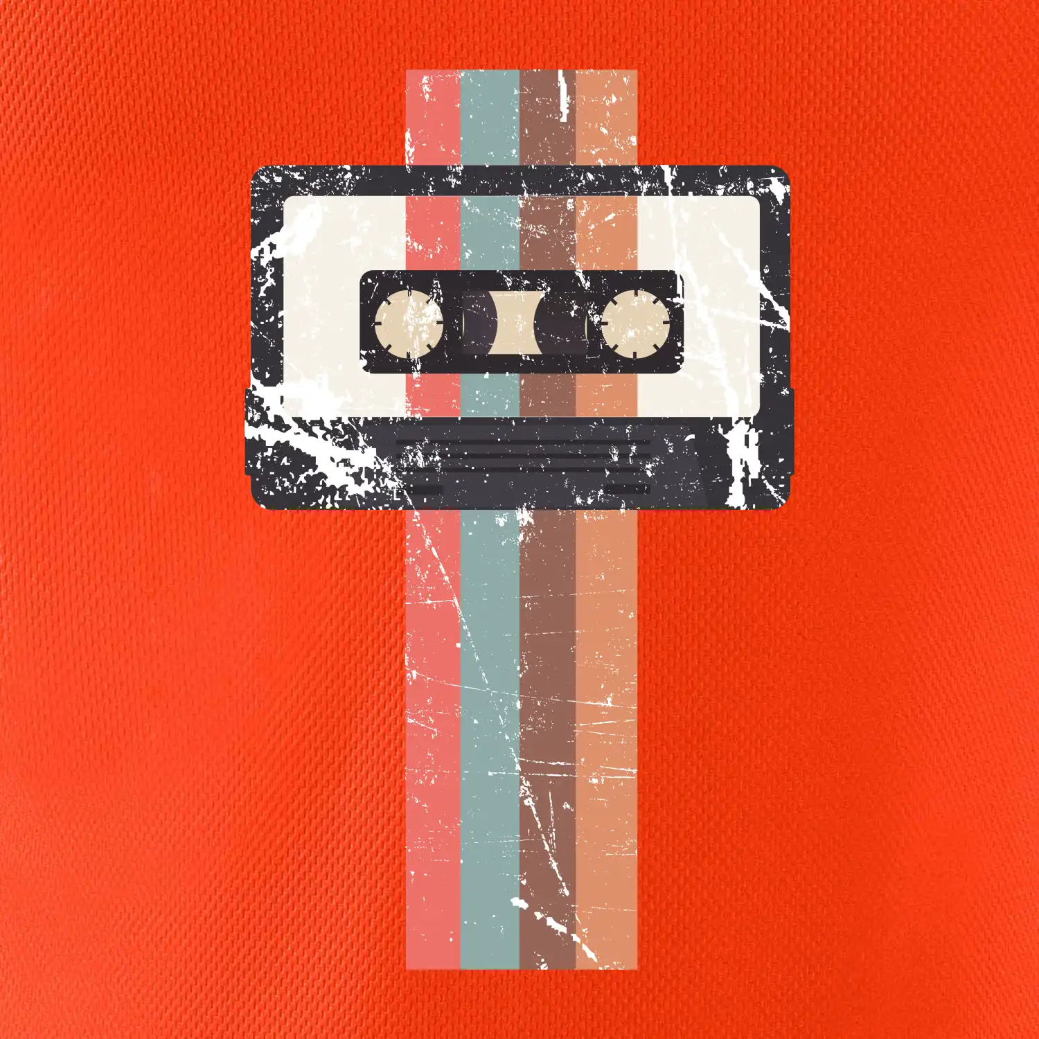 Retro kazeta - pruhy