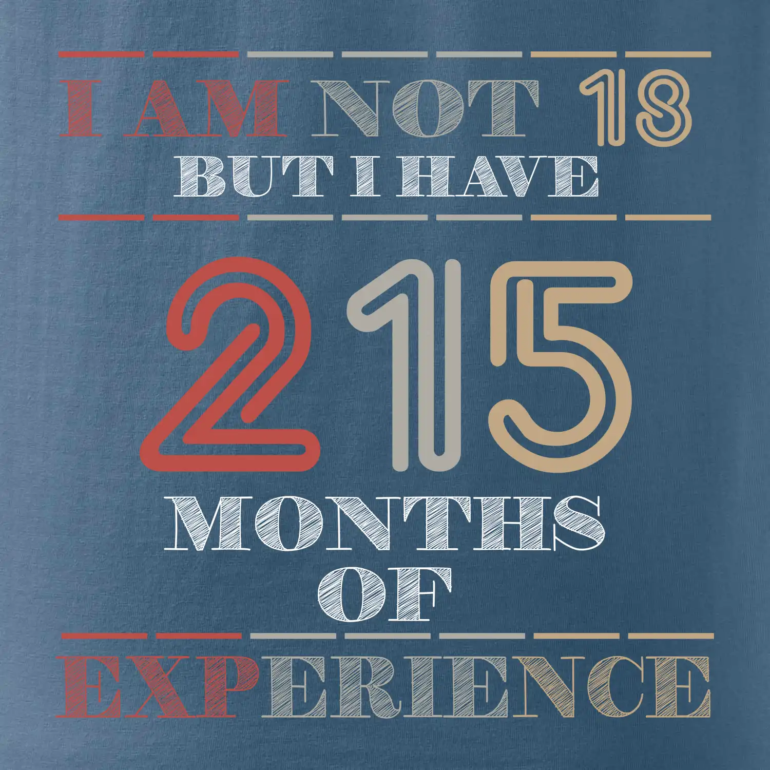 18 years 215 months of experience