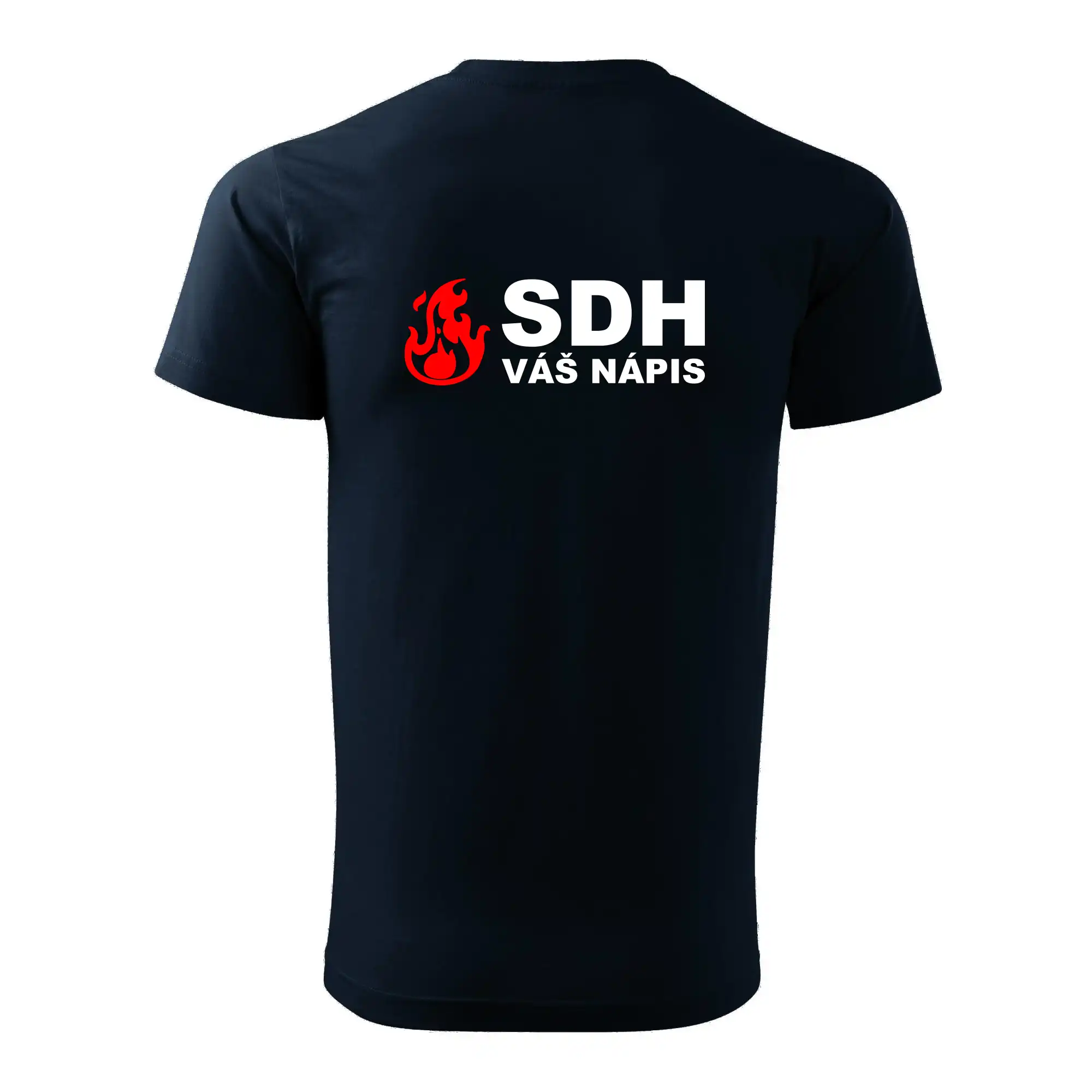 SDH nápis (oheň, název sboru - vlastní nápis)