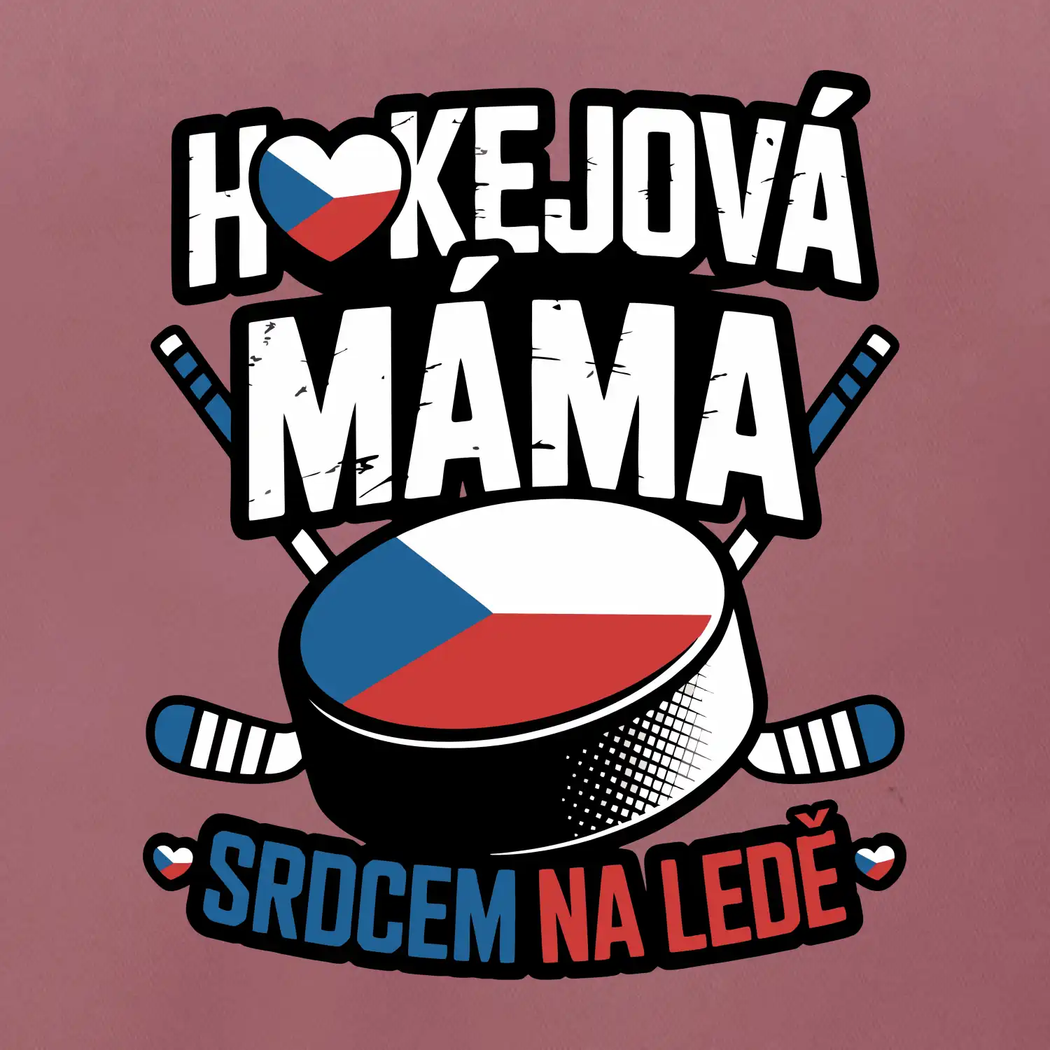 Hokejová máma - srdcem na ledě