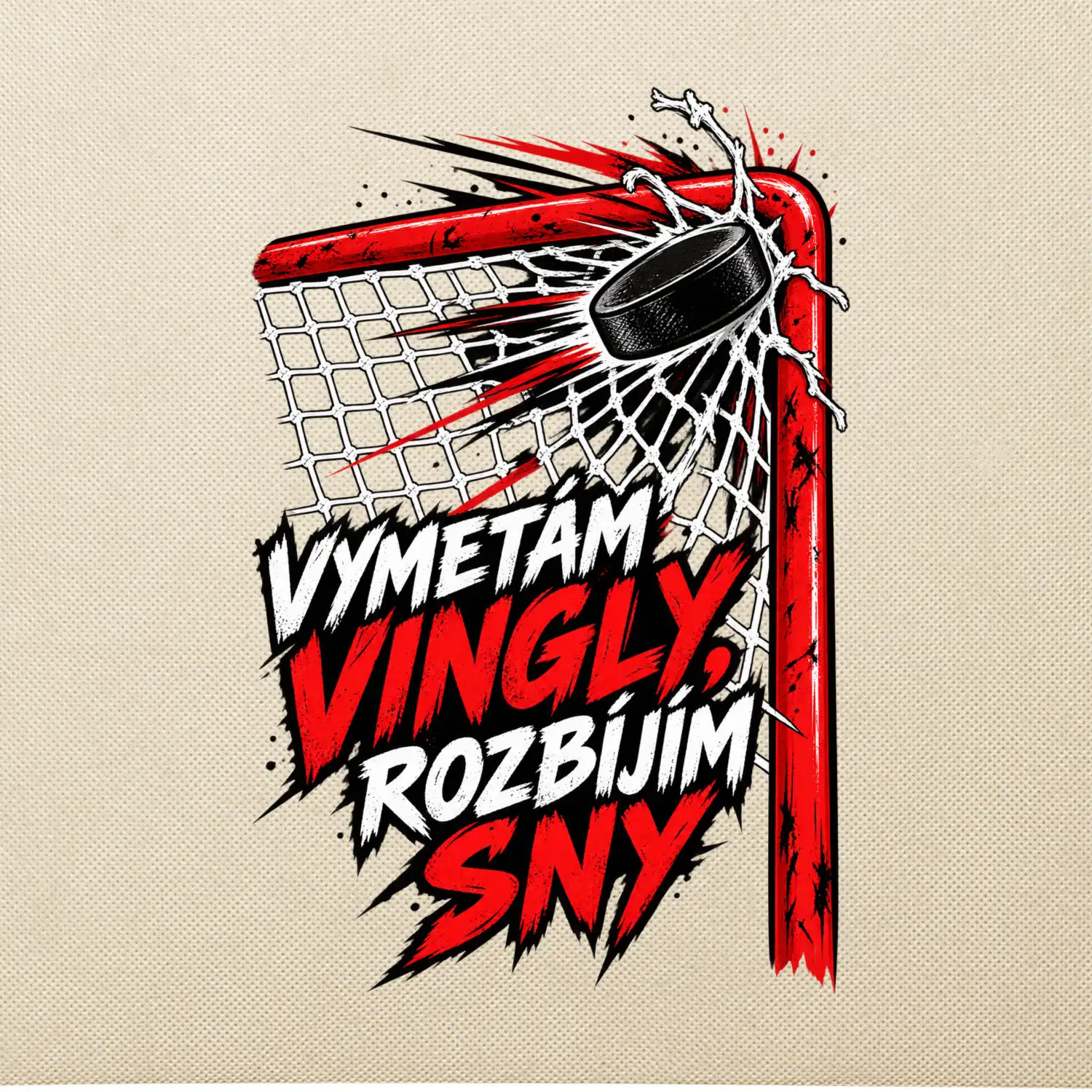 Hokejový střelec vymetá vingly