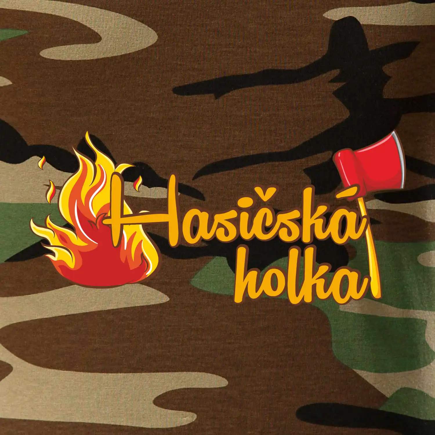 Hasičská holka - oheň a sekera