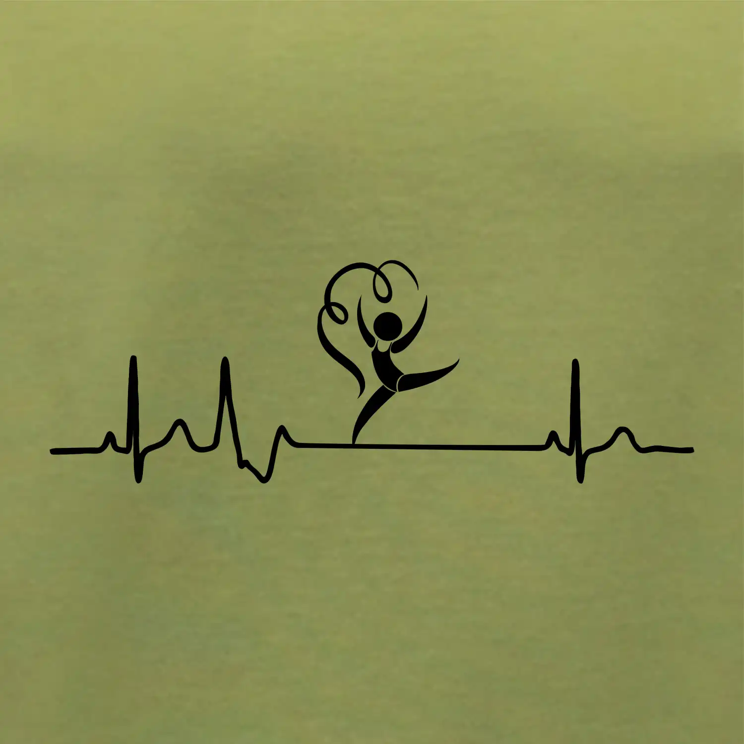EKG moderní gymnastika stuha